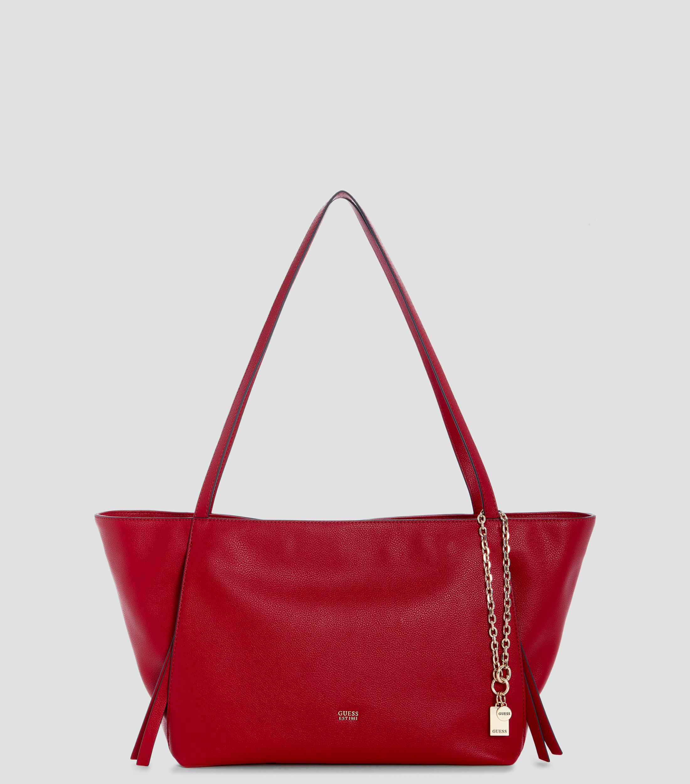 Bolsa tote lisa con detalle texturizado Mujer