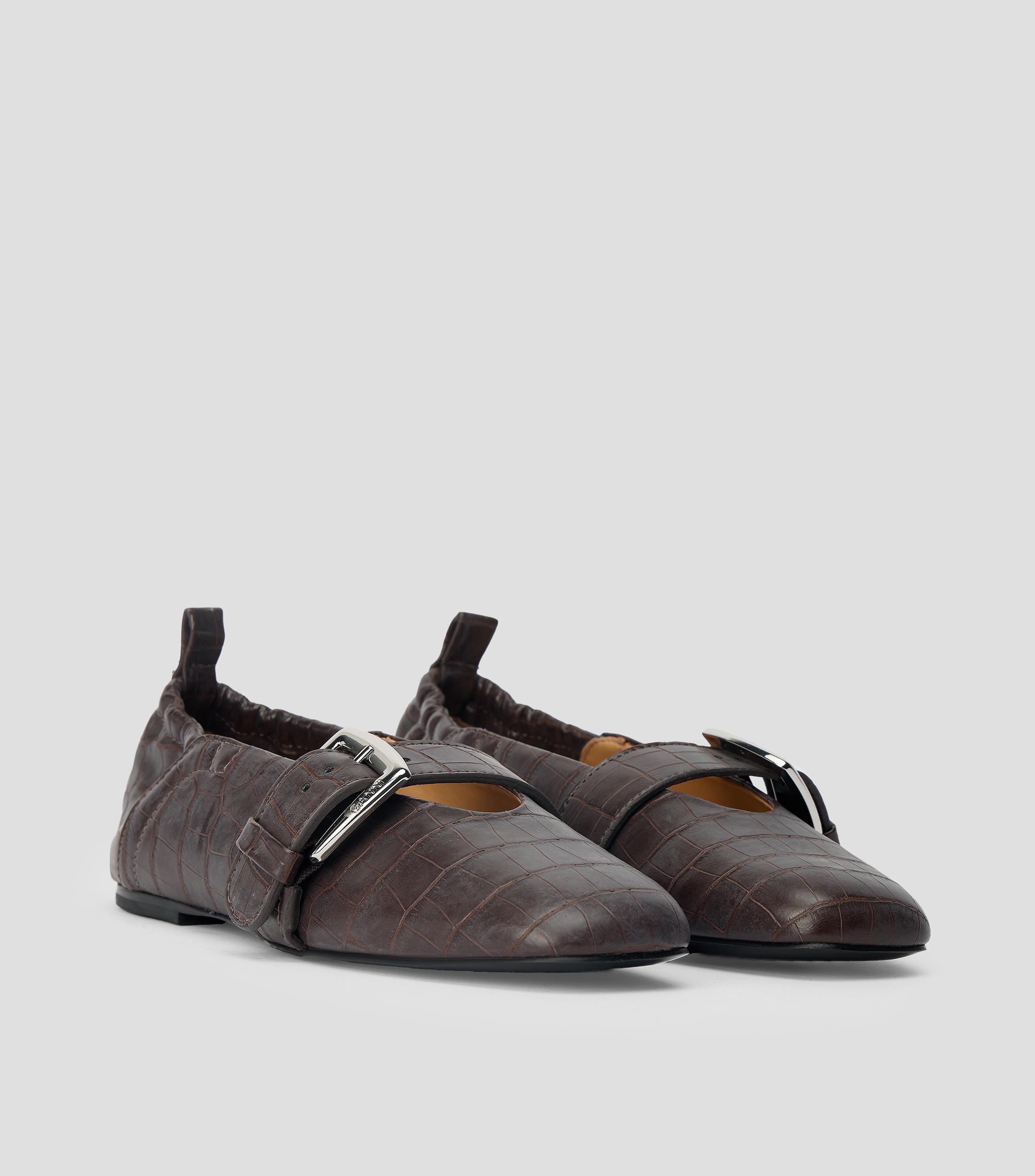 Flats con animal skin Mujer