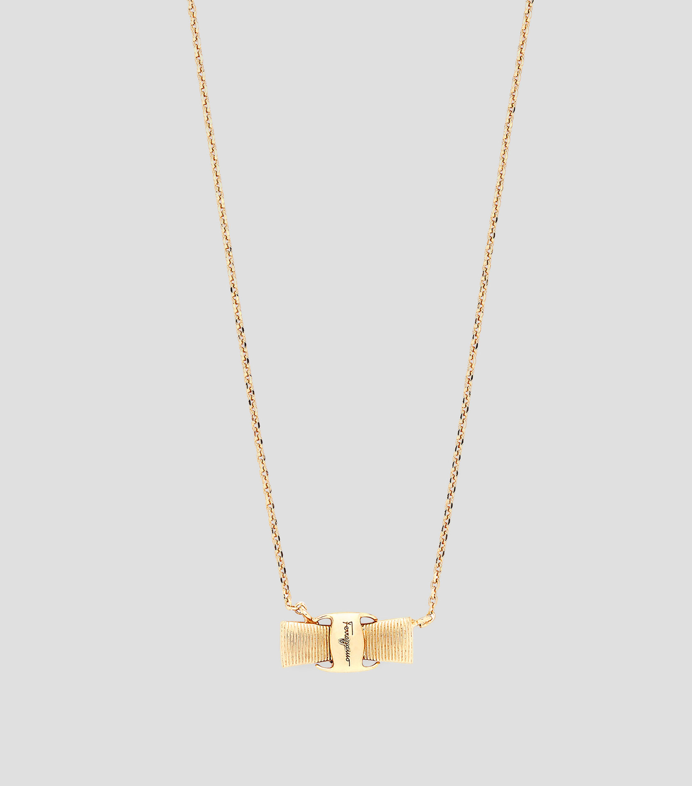 Collar con lazo vara como colgante Mujer