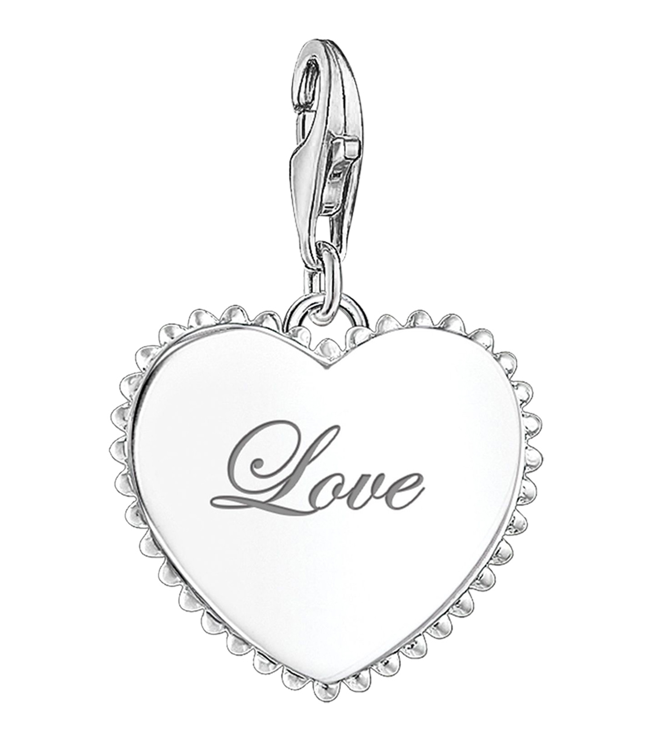 Ciondolo Thomas Sabo Karma Bead In Argento 925 Con Agata Bianca, Per Bracciali E Collane, Regalo Significativo.