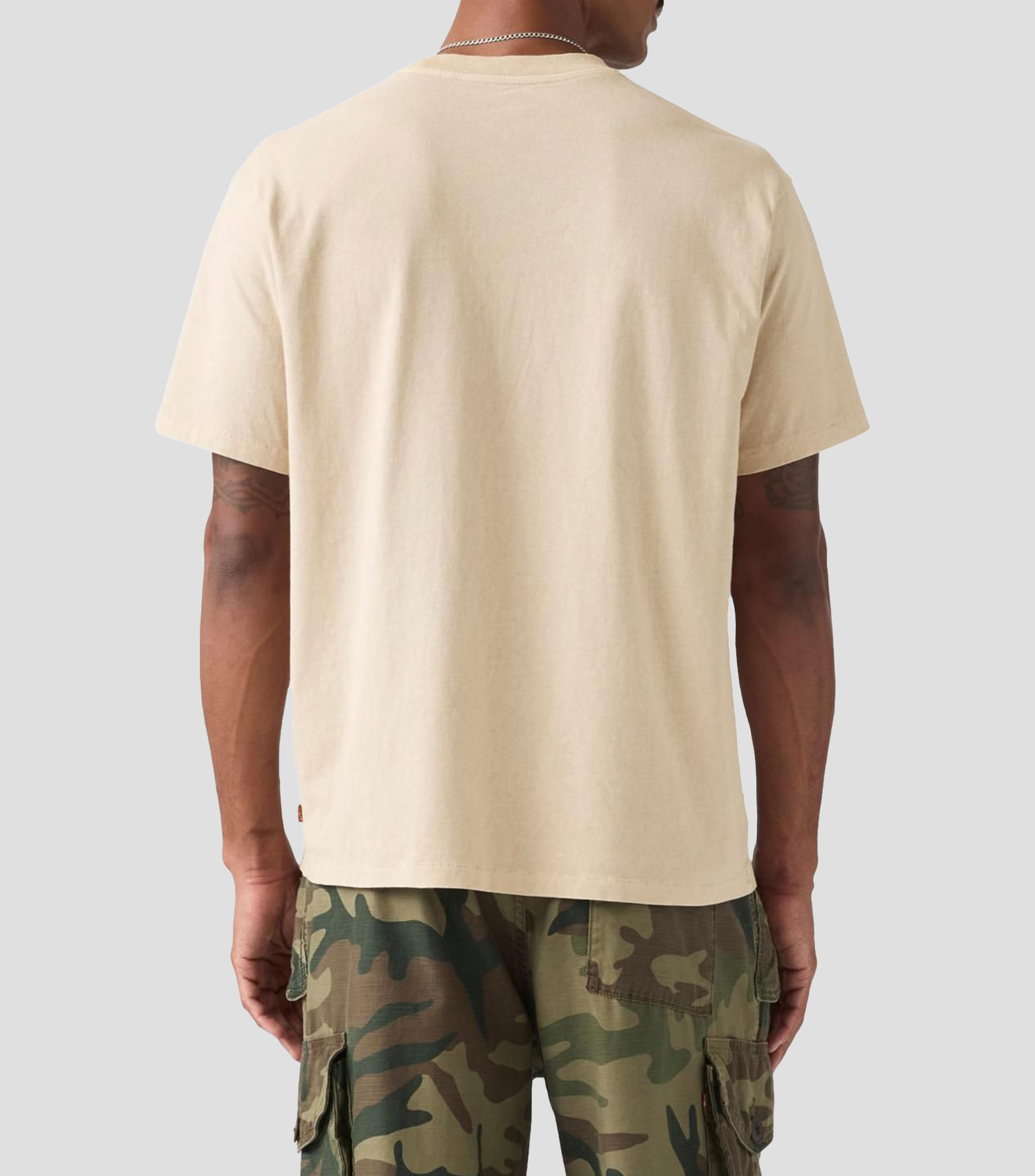 Playera cuello redondo manga corta lisa Hombre