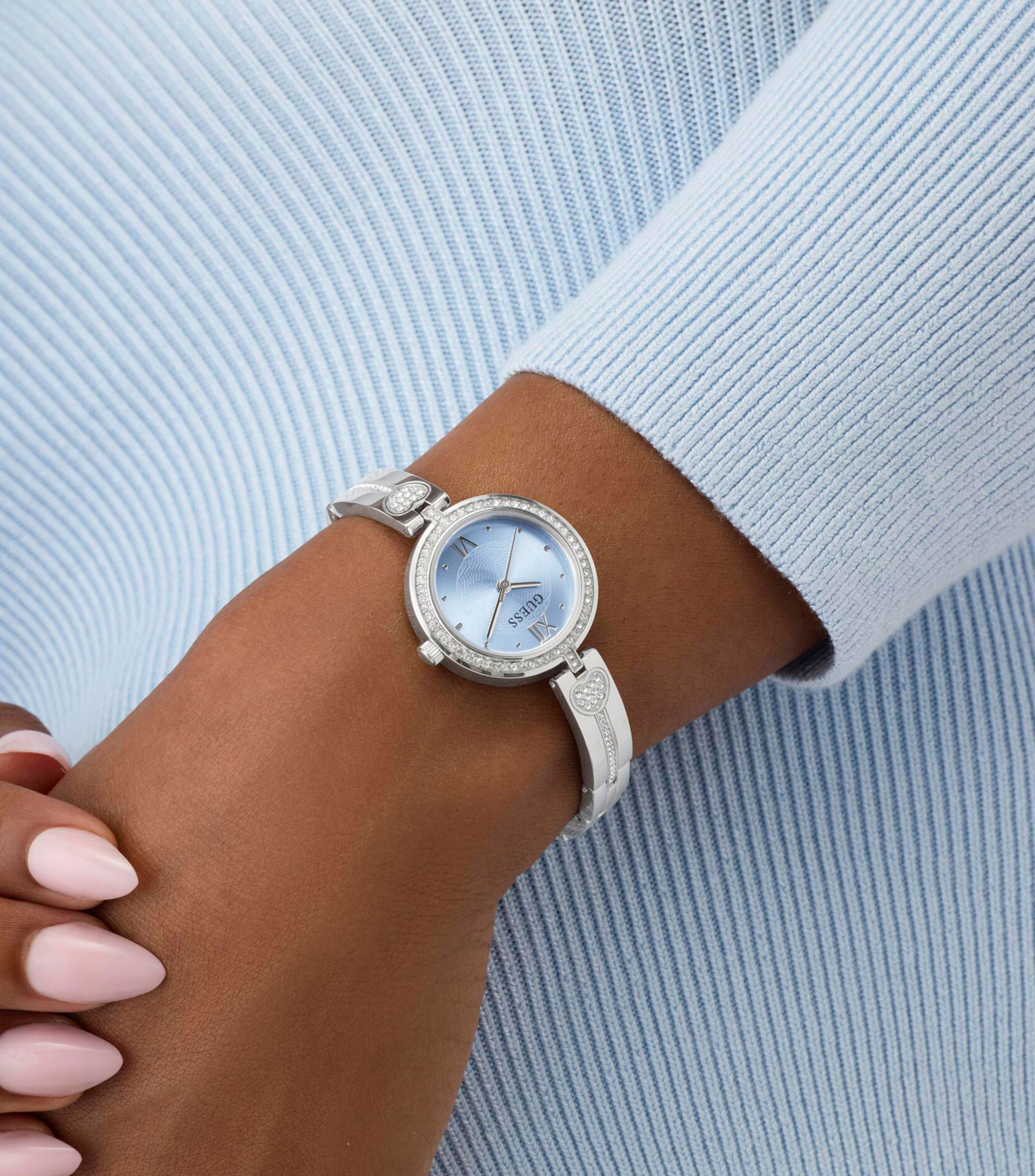 Reloj para Mujer Lovey casual plateado