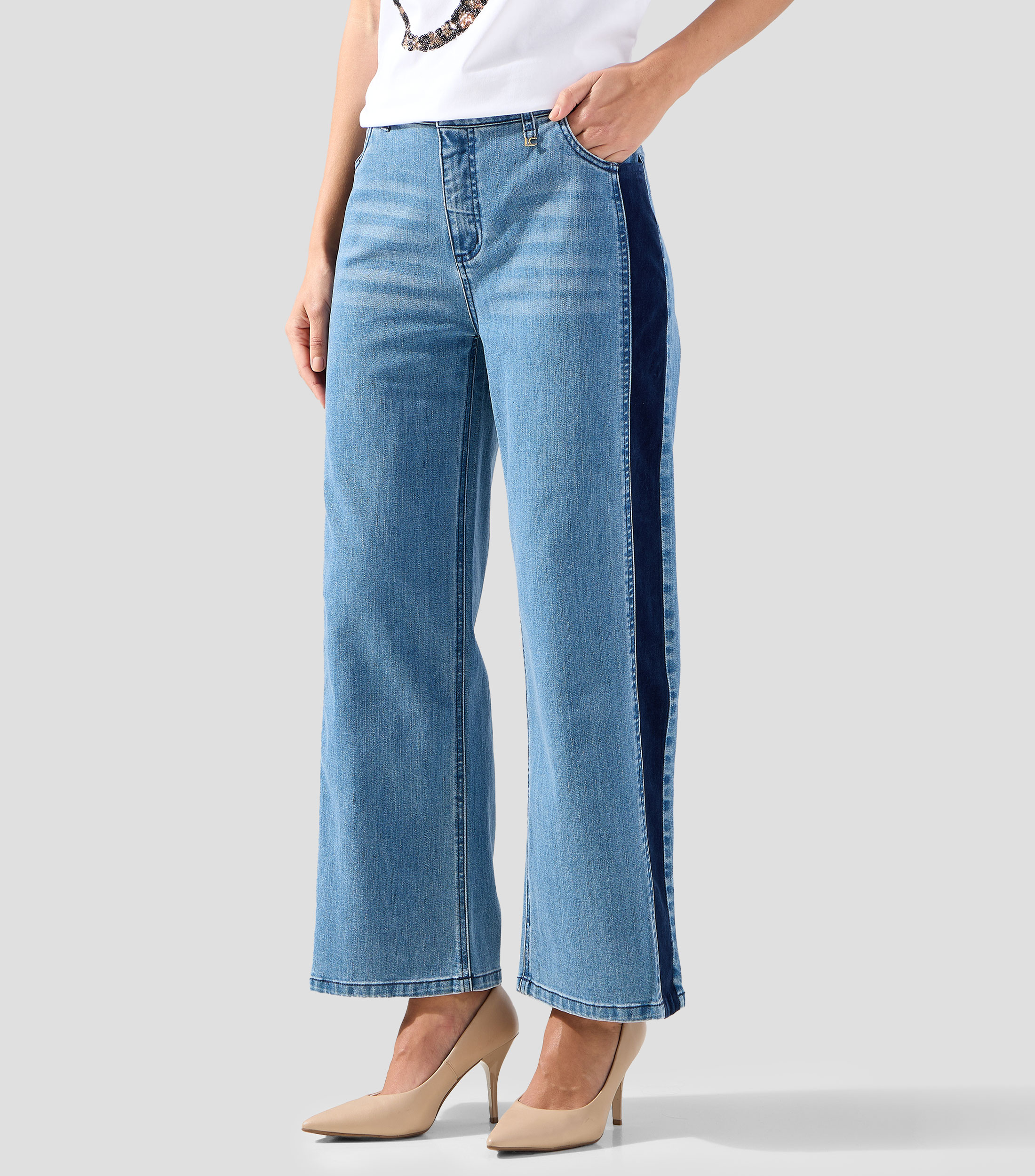 Jeans wideleg Mujer