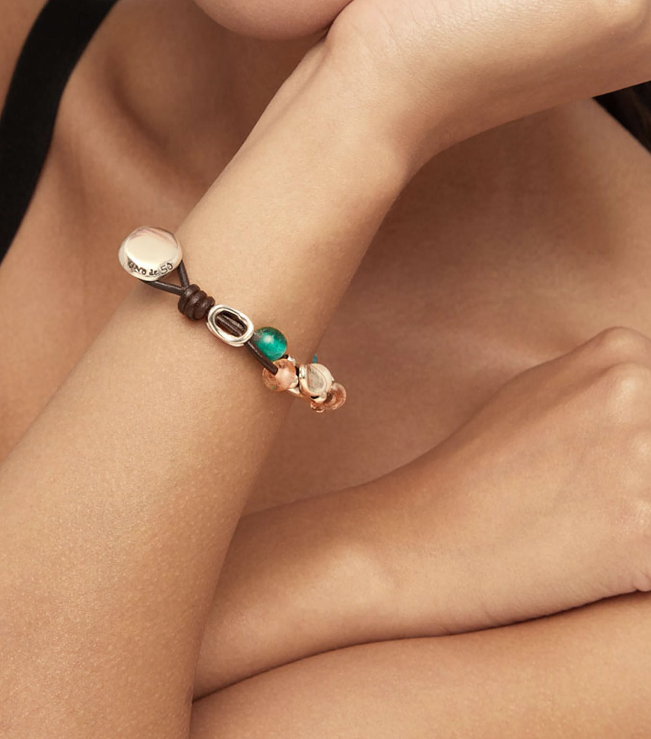 Pulsera de cuero Mujer