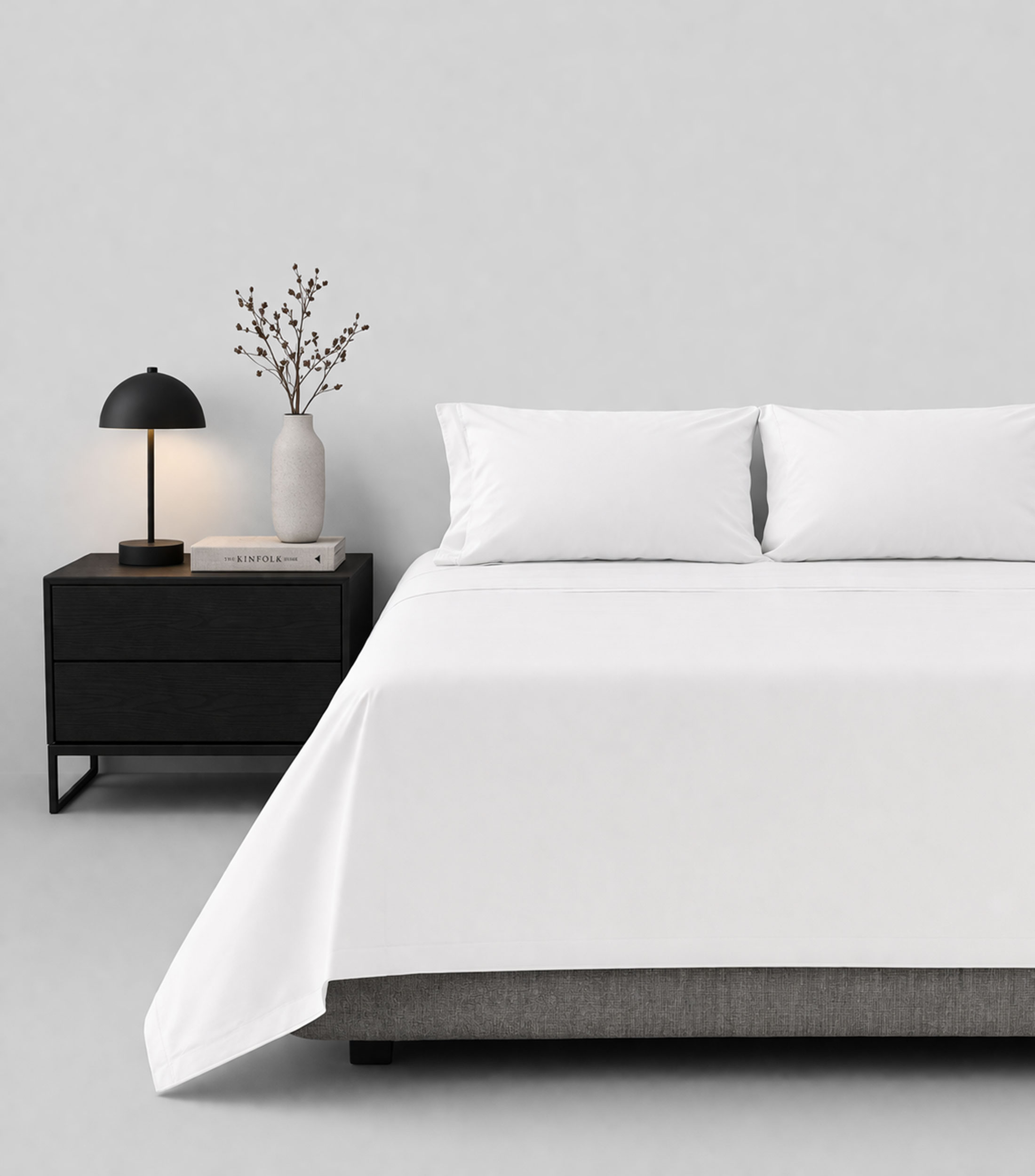 Funda para duvet Matrimonial/Queen Size en algodón Duo blanca