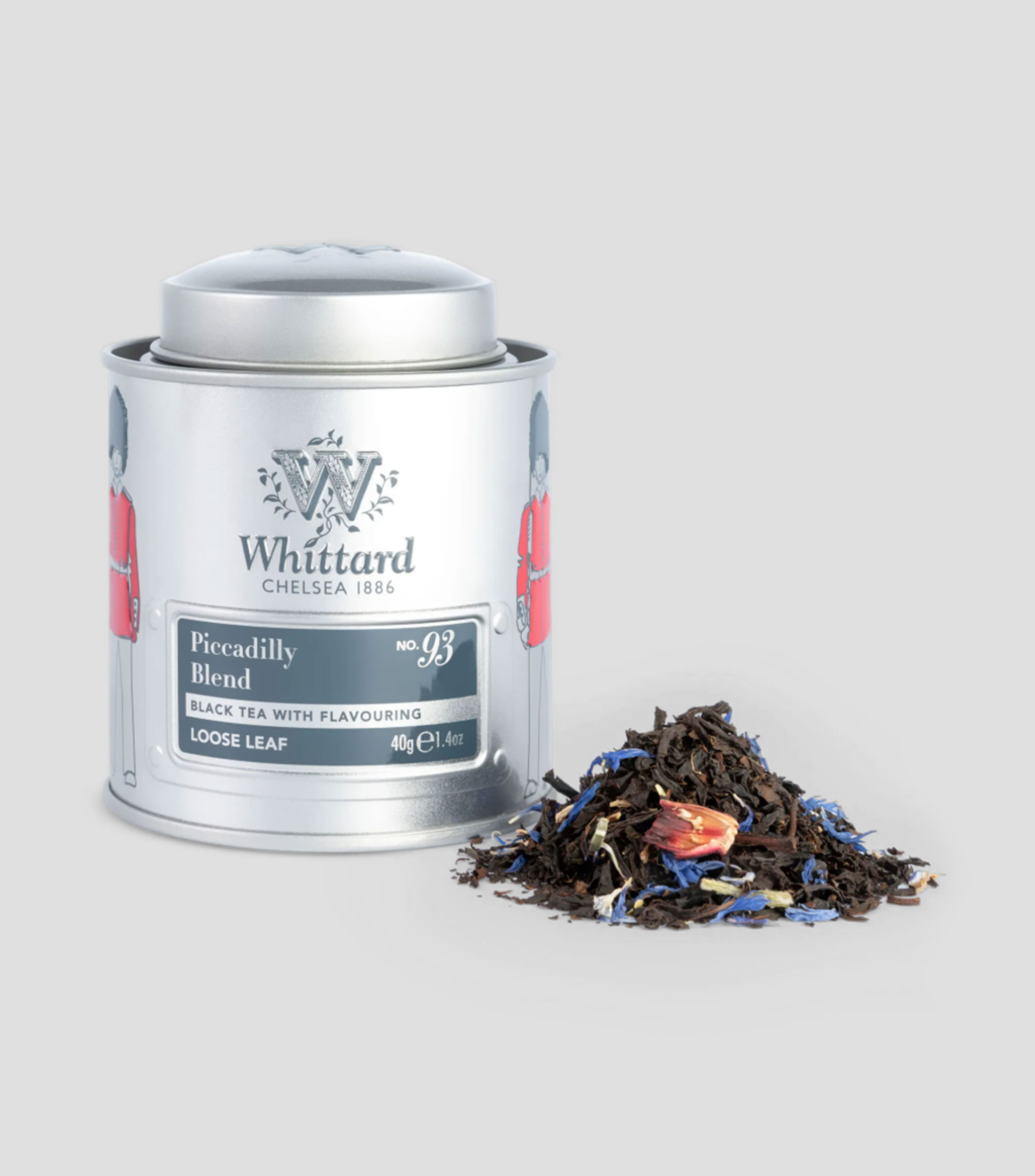 Té negro con saborizante Piccadilly Blend Loose Leaf, 40 g