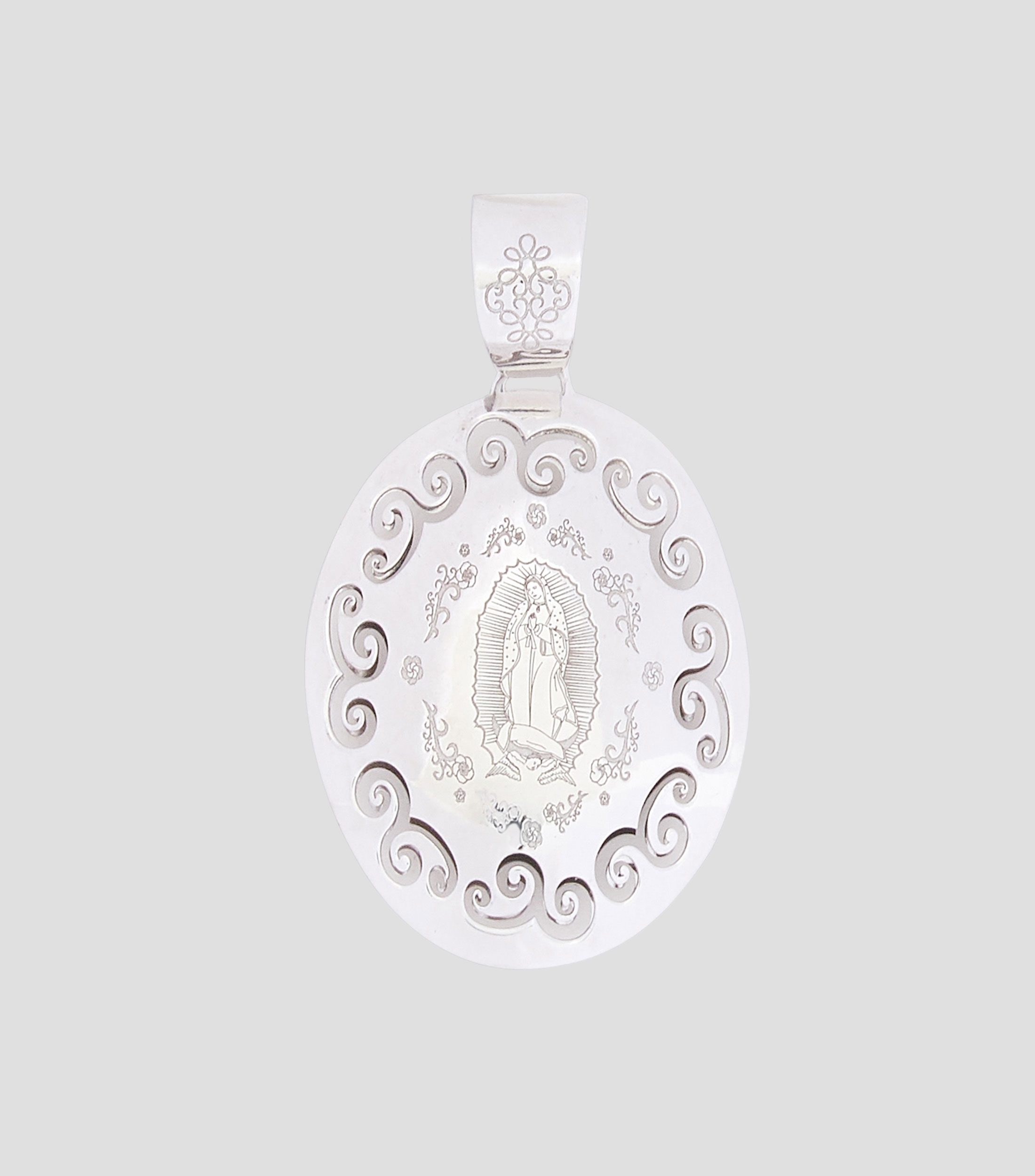 Medalla en plata Virgen de Guadalupe Unisex