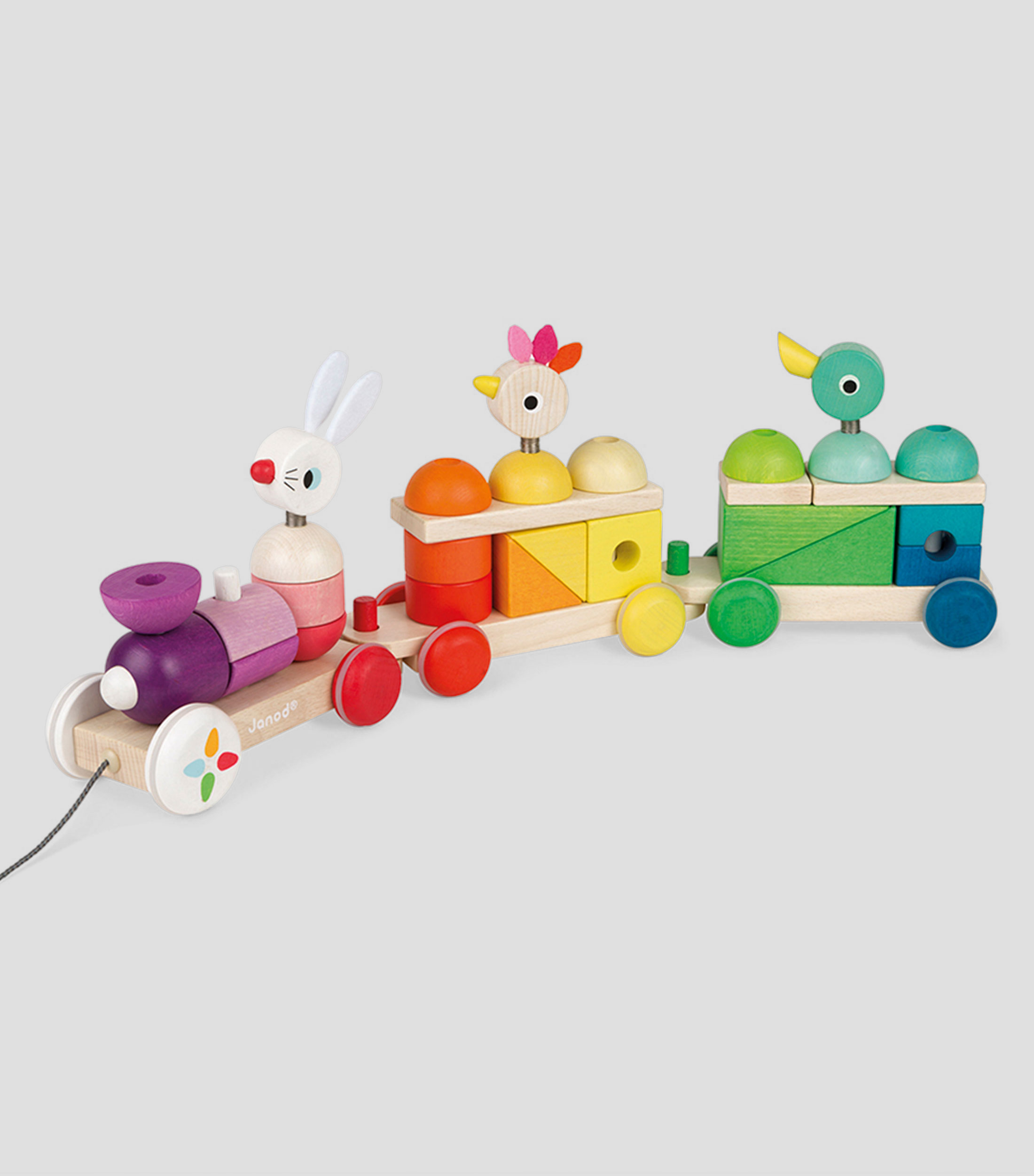 Juguete para bebe Tren Gigante Multicolor - Zigolos