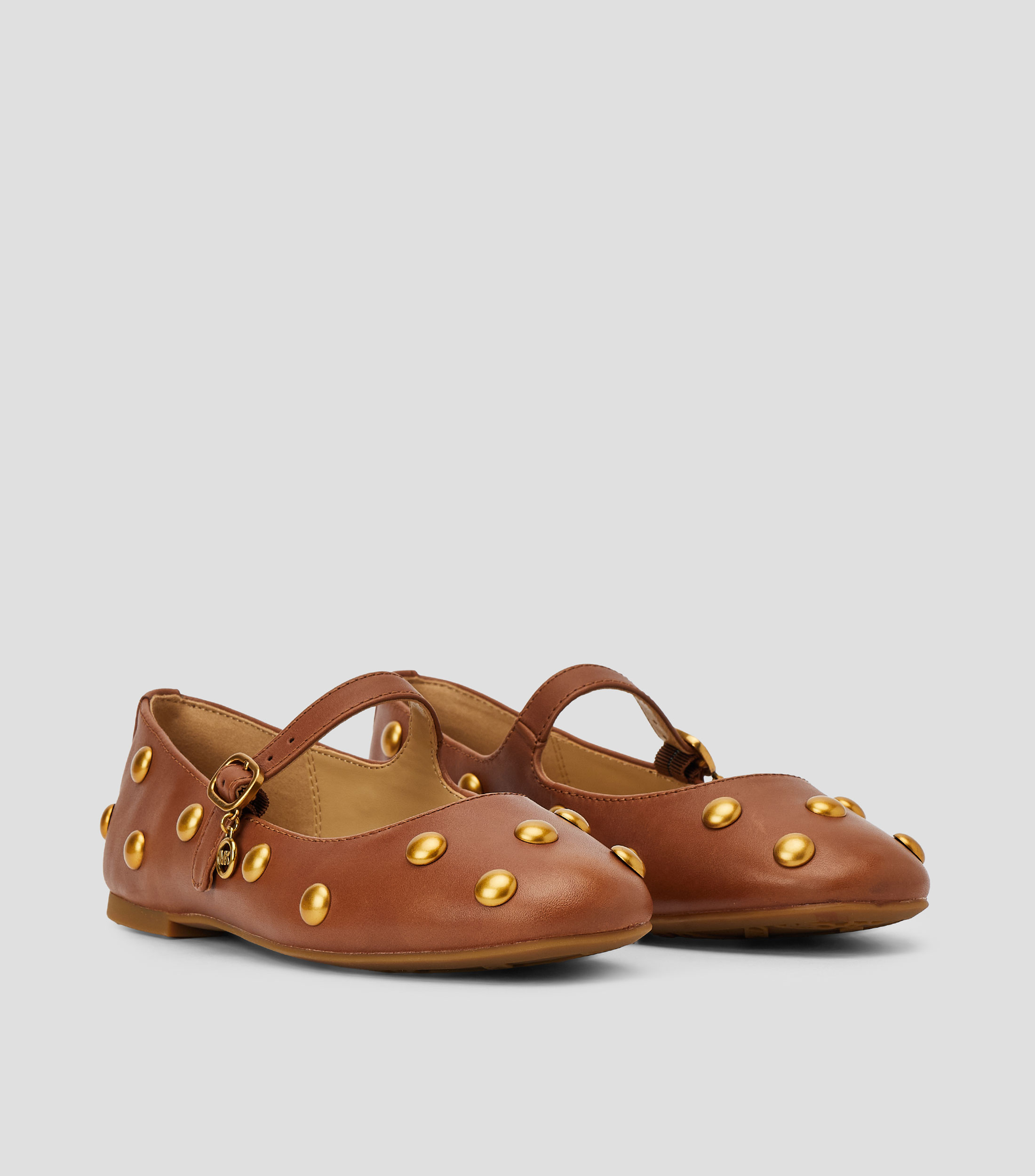 Flats en piel Mujer