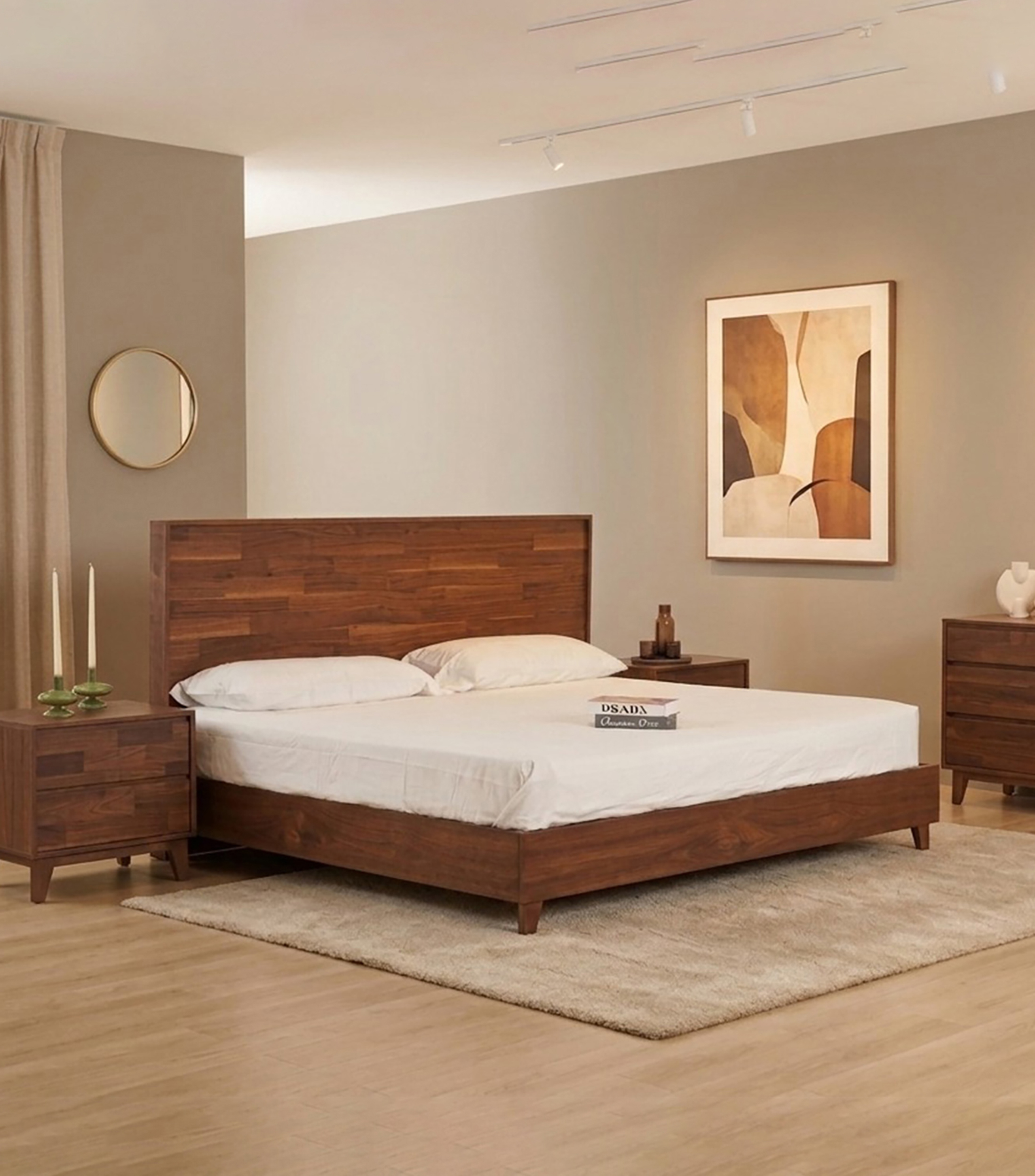 Cama King Size Terranova en Madera