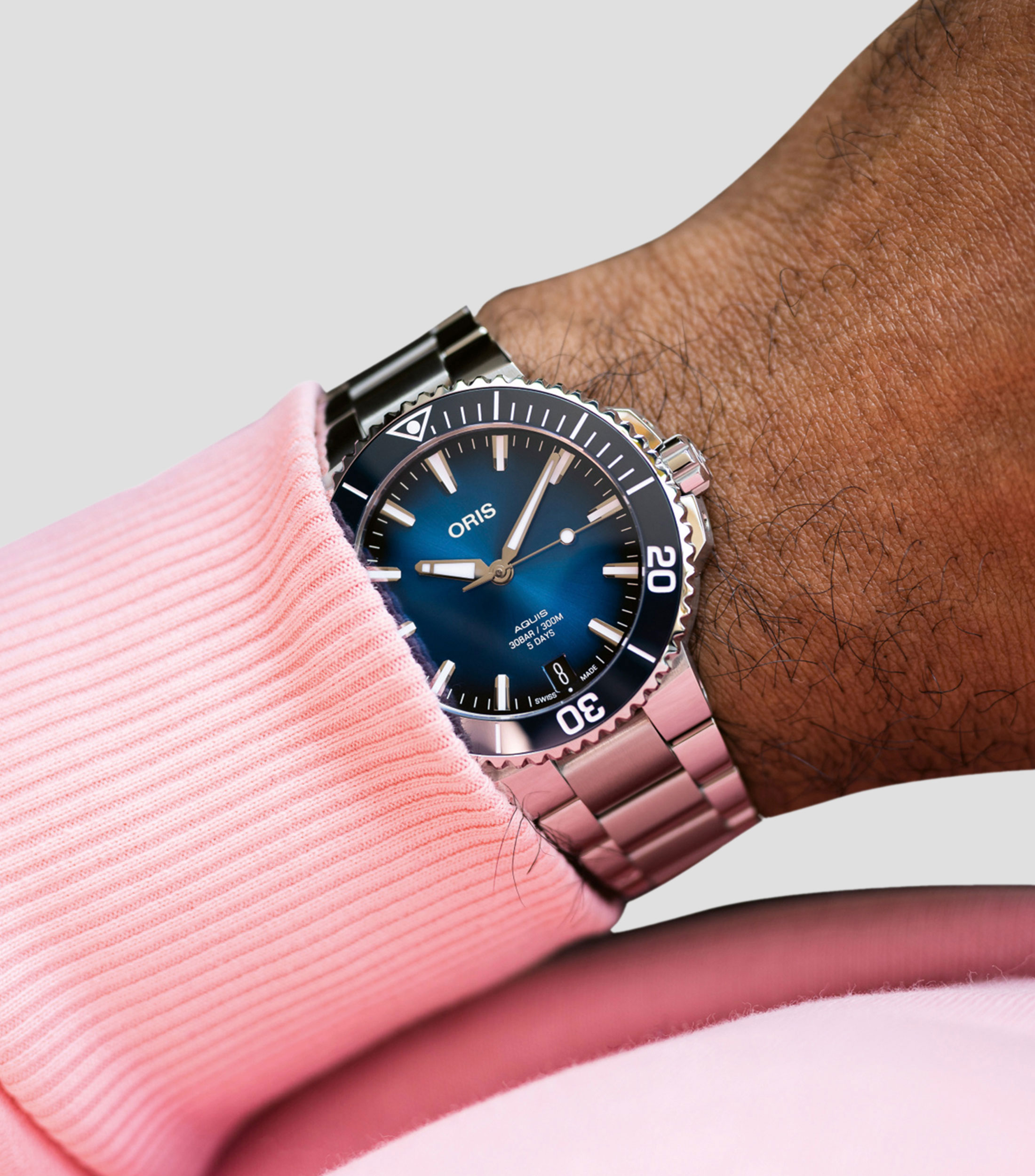 Reloj Aquis Unisex Casual, Plata