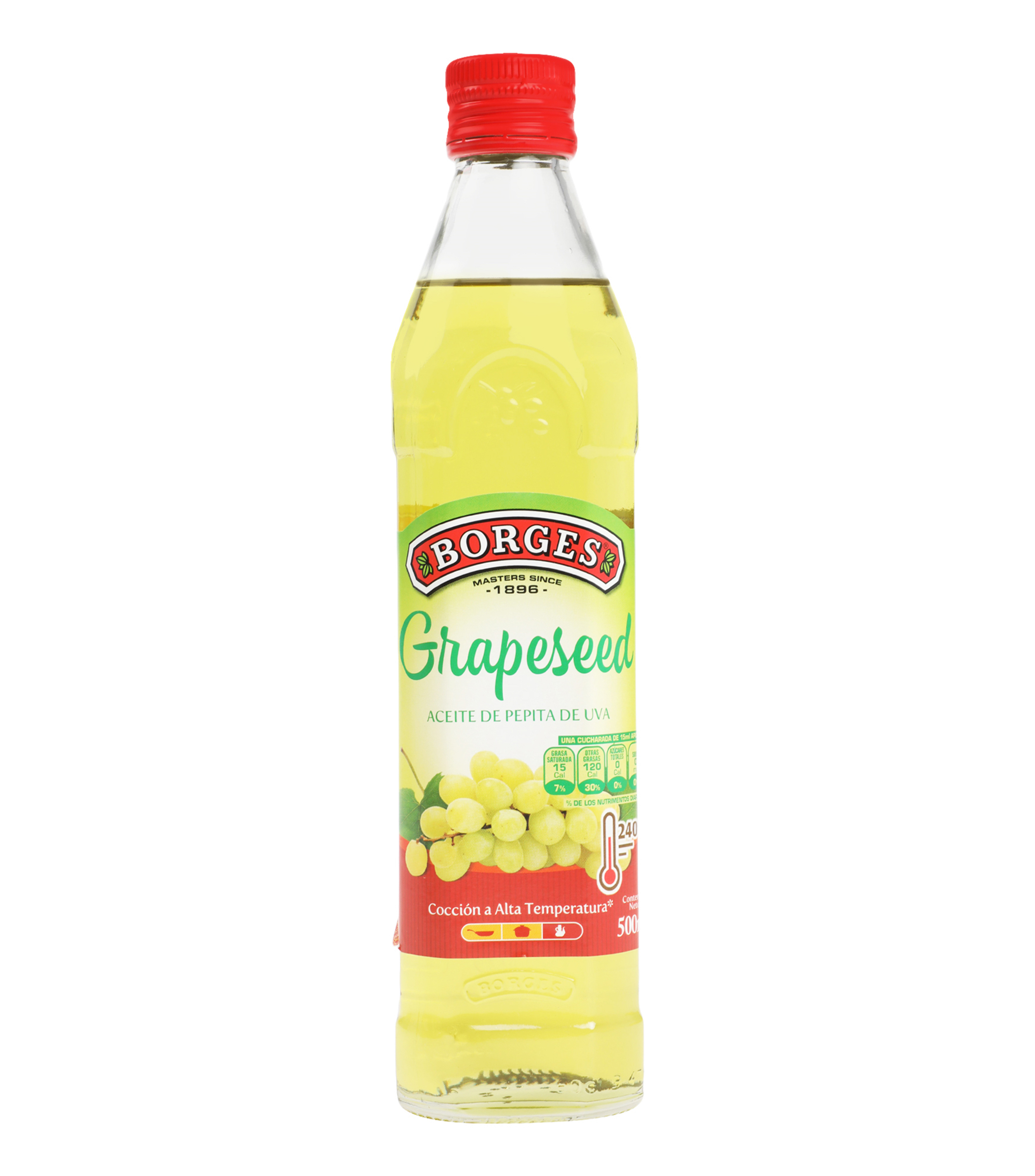 Aceite de Pepita de Uva Grapeseed, 500 ml