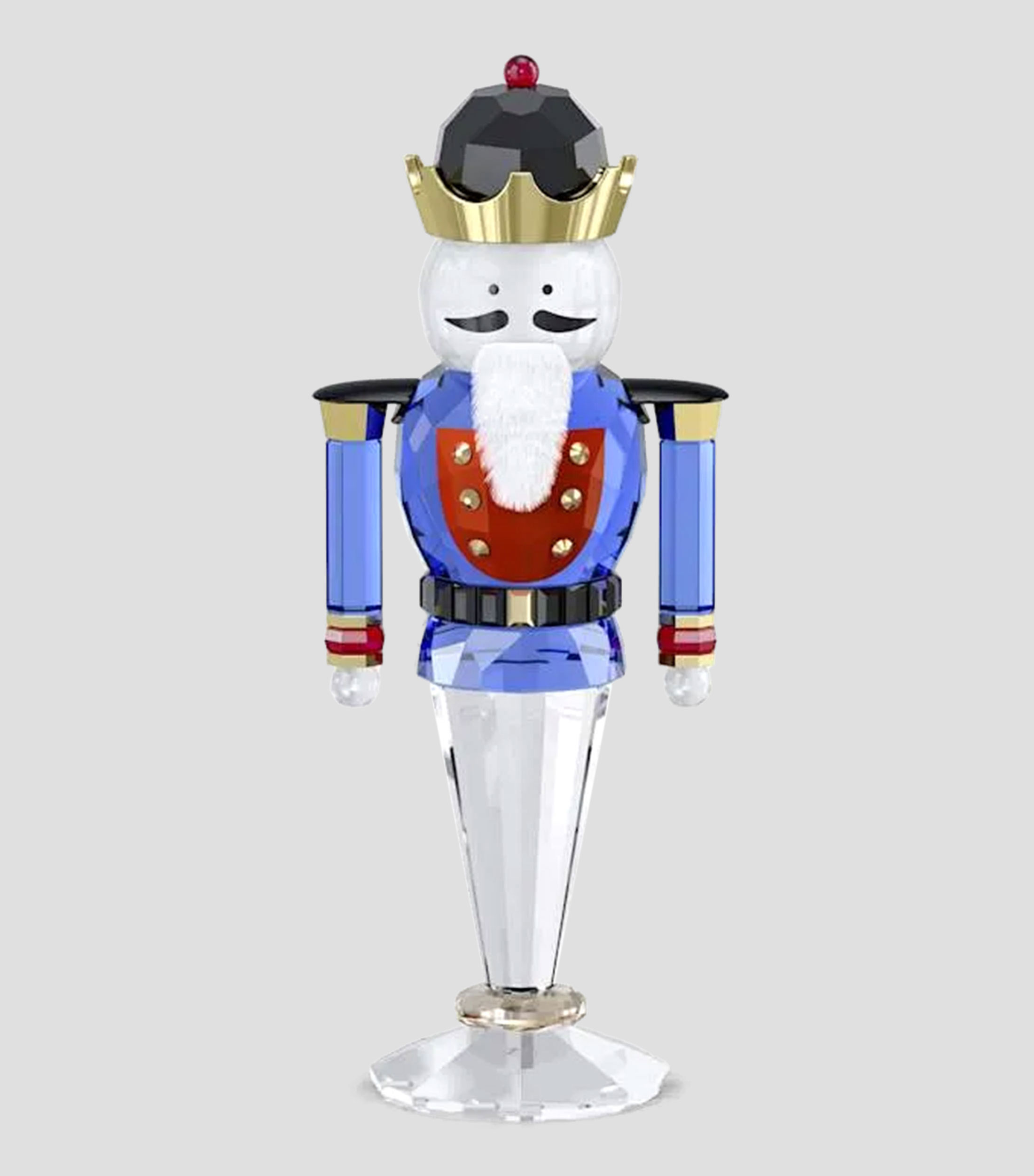 Figura decorativa de Cascanueces en cristal