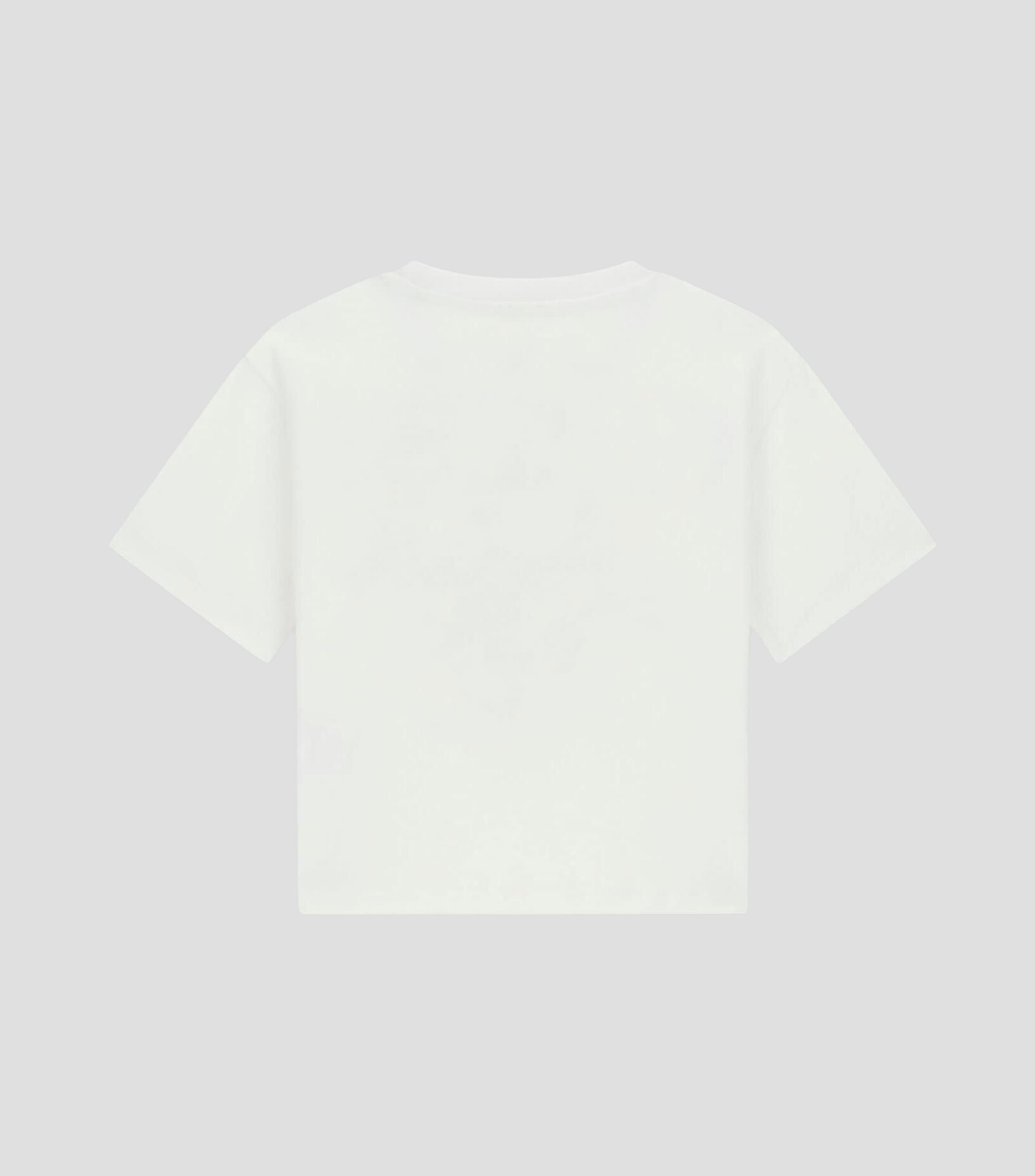 Playera cuello redondo manga corta estampada Niña