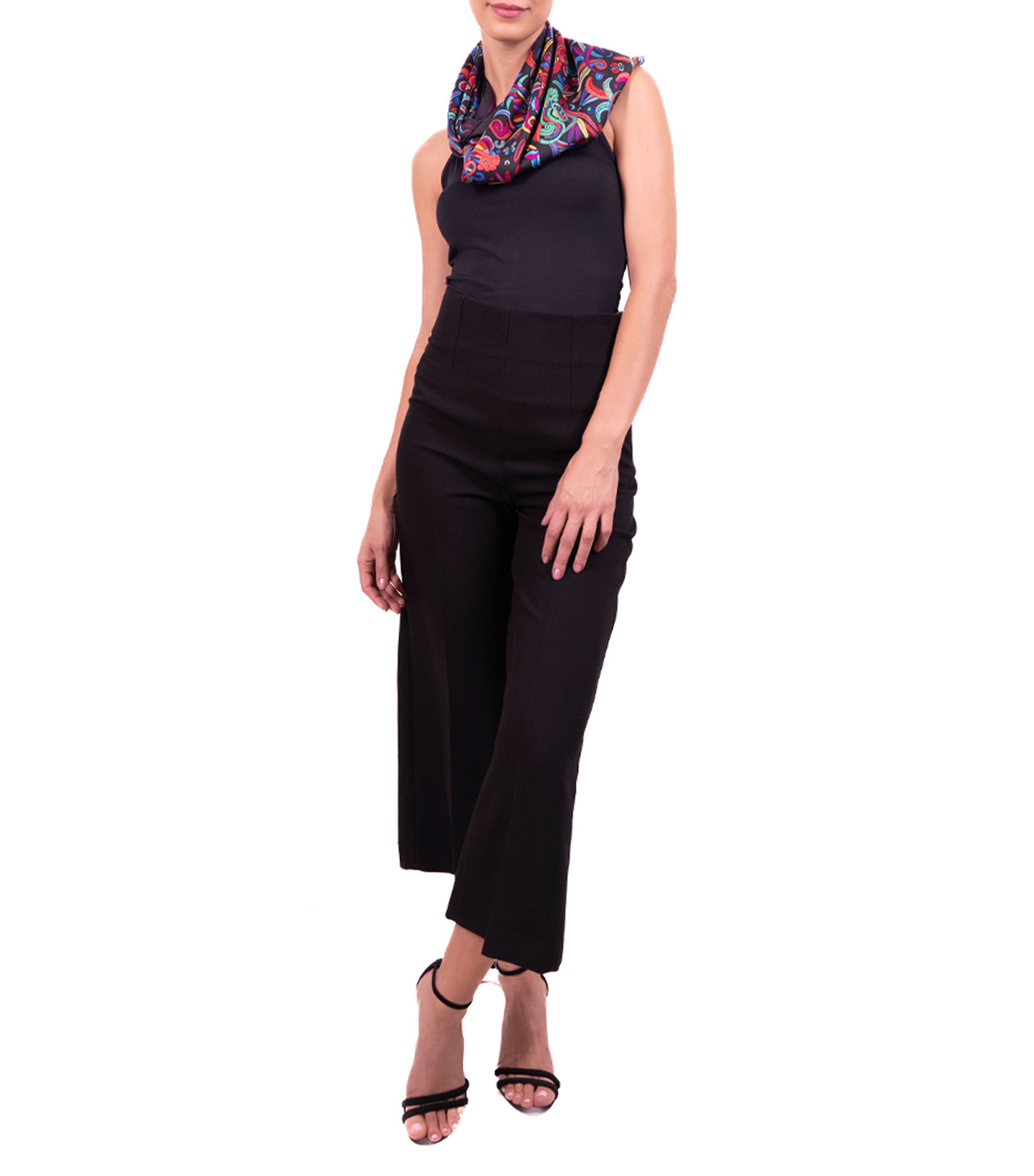 Mascada multicolor Quetzalcóatl Mujer