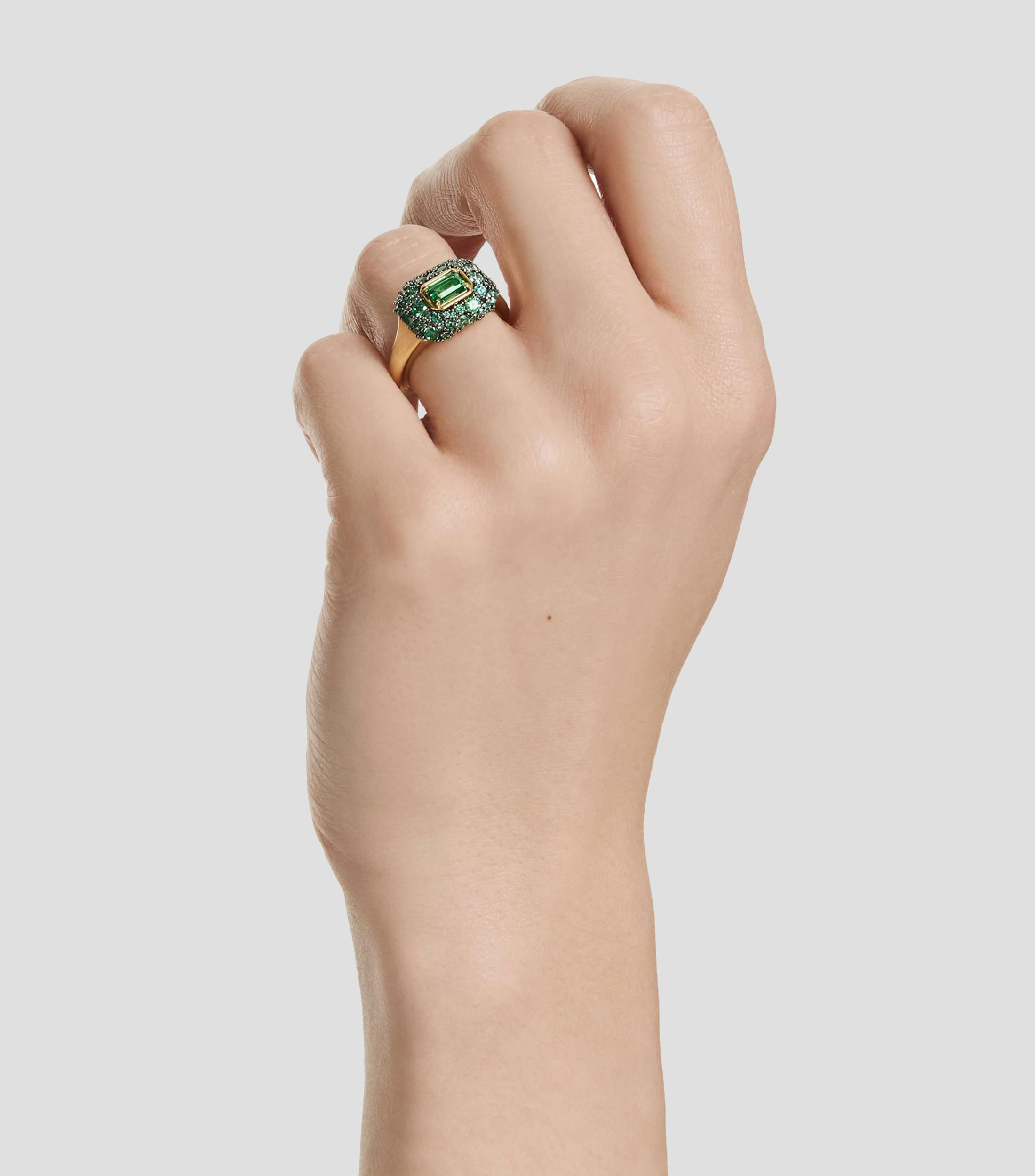 Anillo Sublima con Swarovski Zirconia verde Mujer