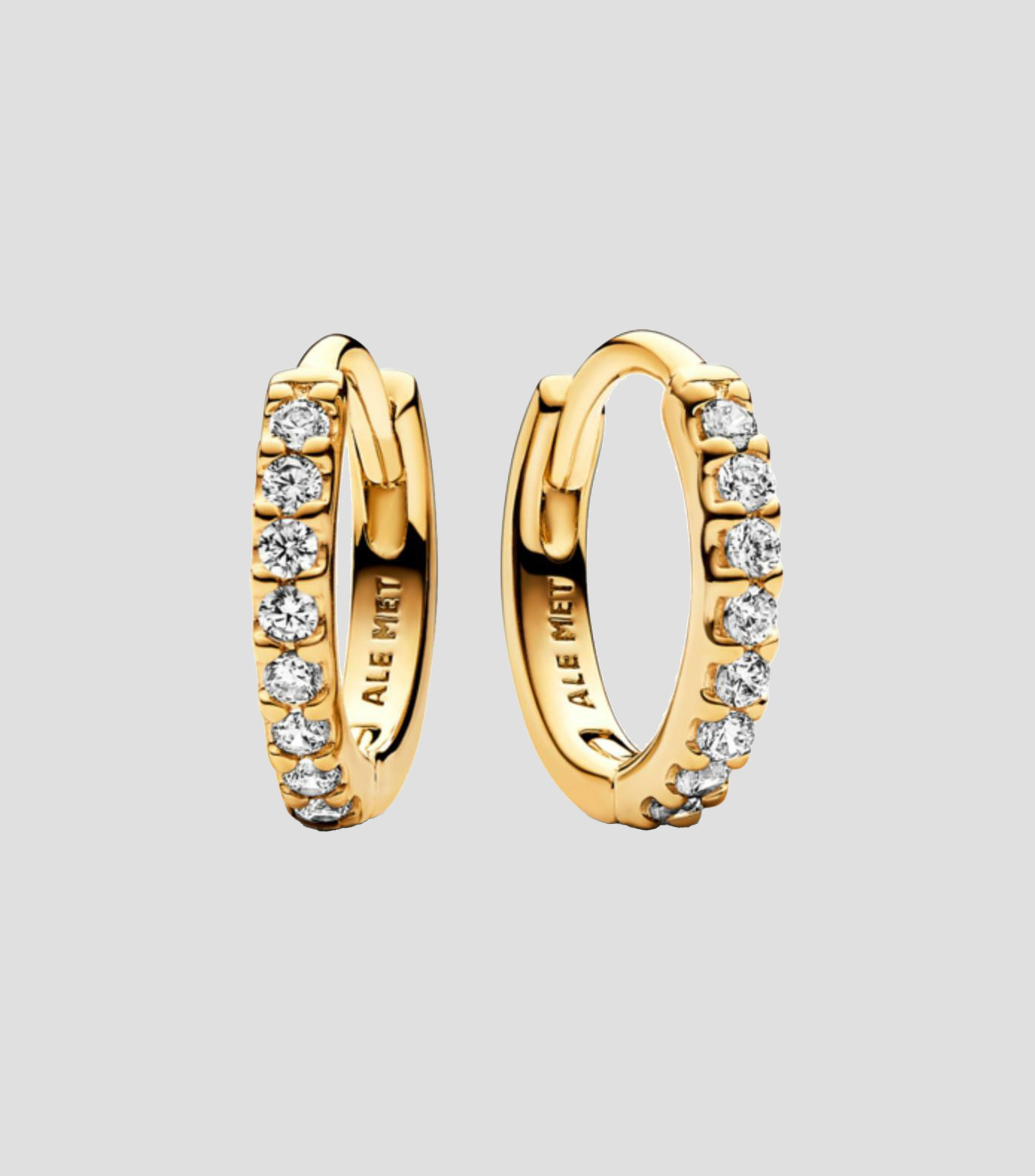 Aretes en plata .925 Abrazo Brillante Pandora Timeless con circonia cúbica Mujer