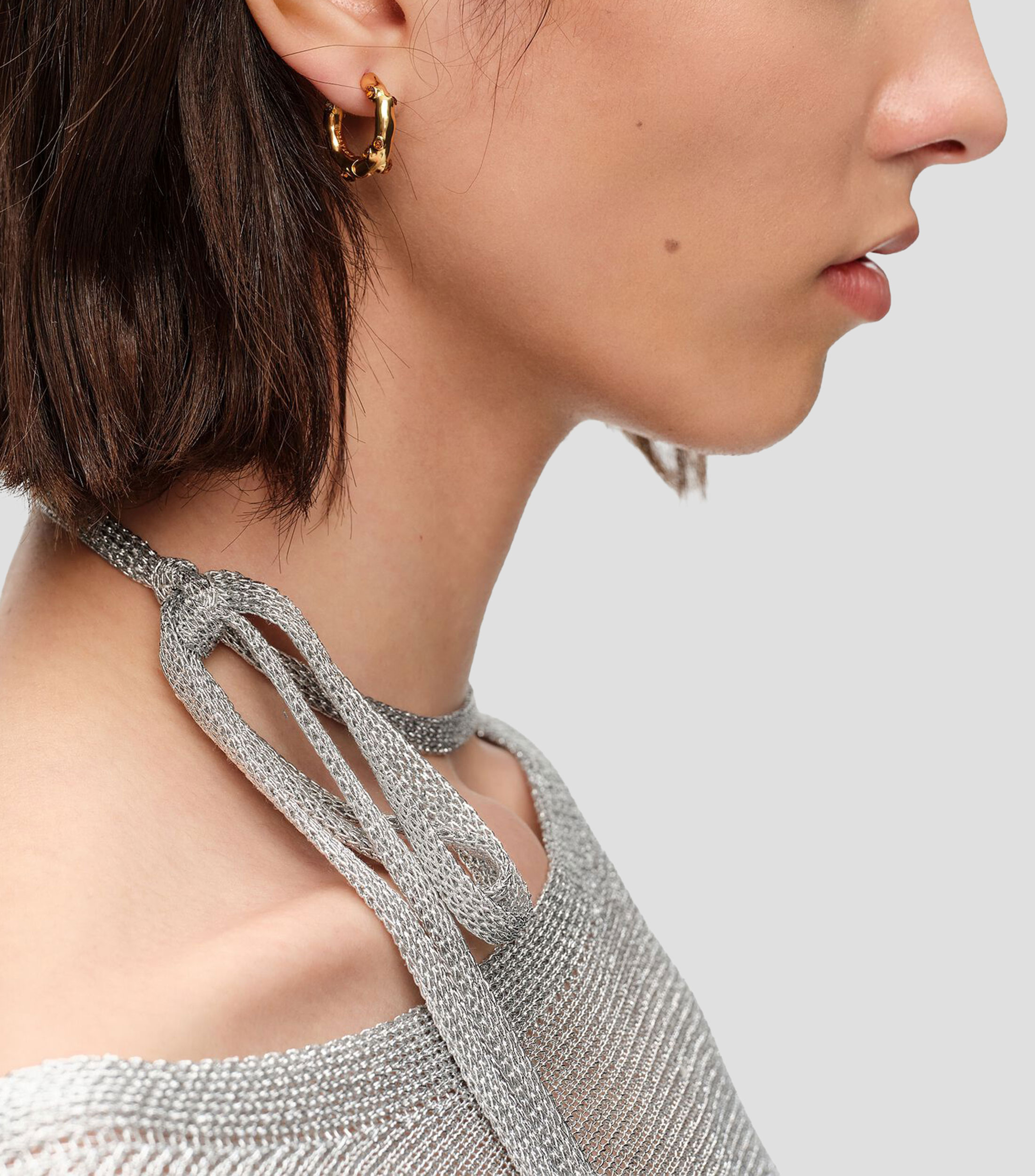 Aretes con cristales Mujer