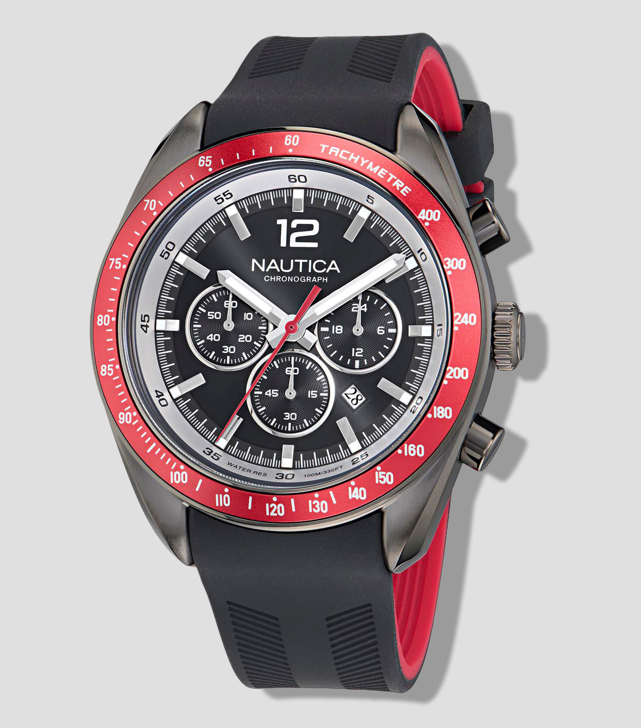 Reloj para Hombre Kedge Casual Negro, Rojo