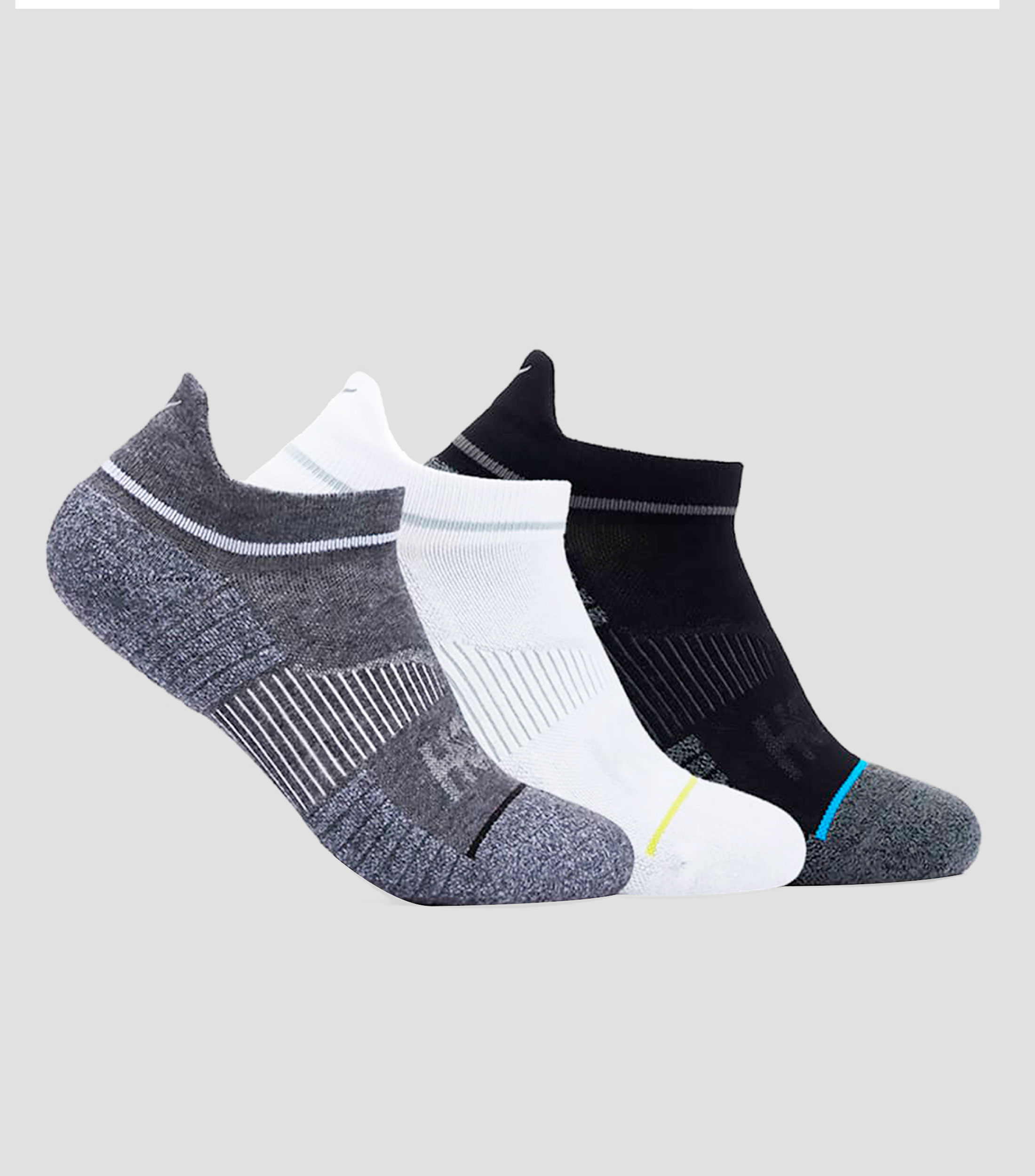 Set 3 Calcetines para Correr Hombre
