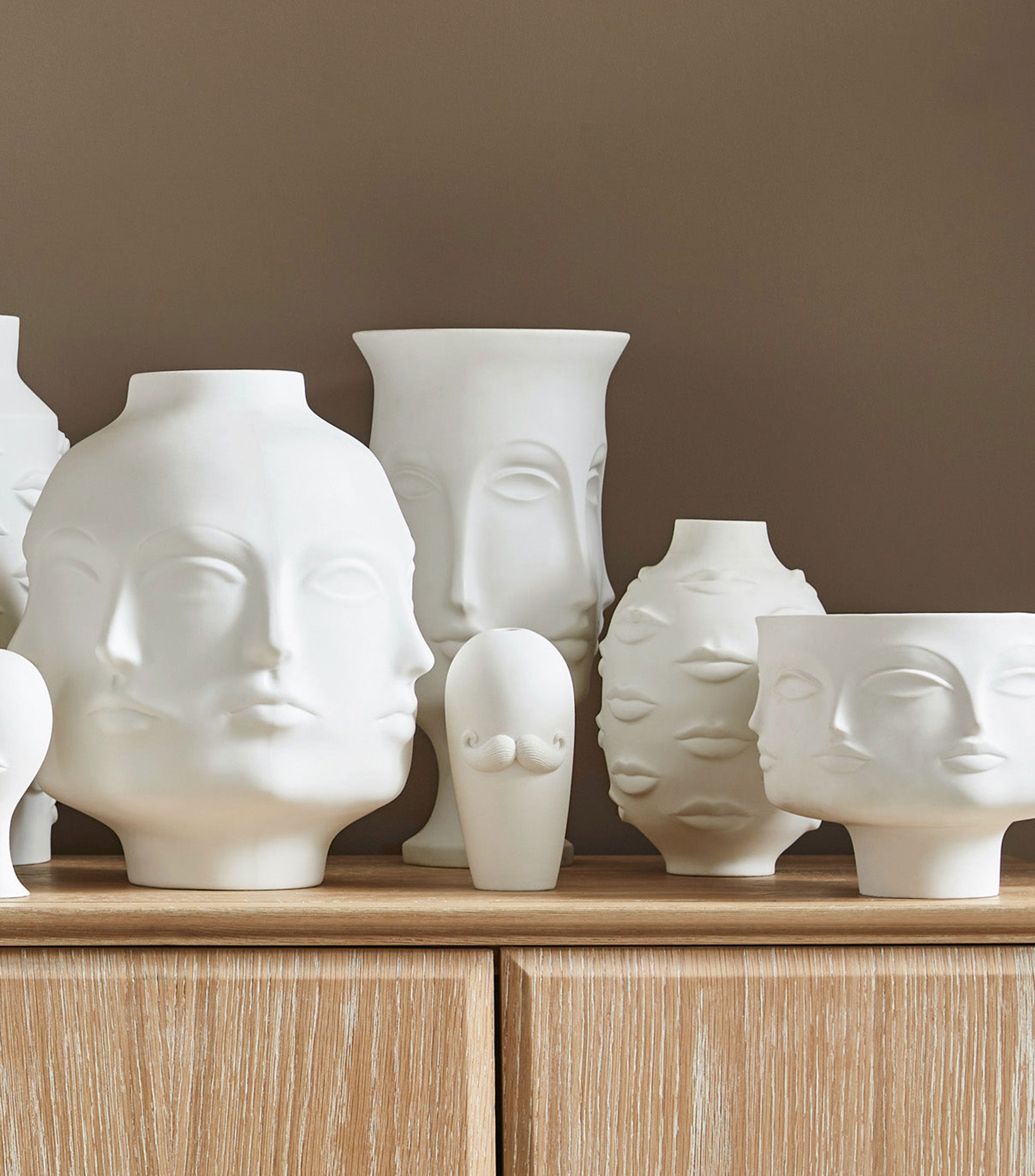 Bowl con pedestal Dora Maar liso