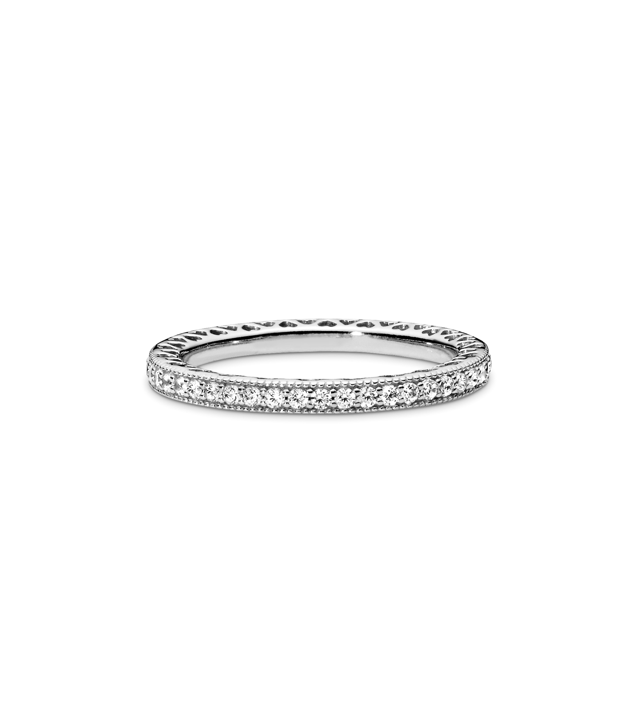 Anillo en plata Hearts of Pandora Unisex