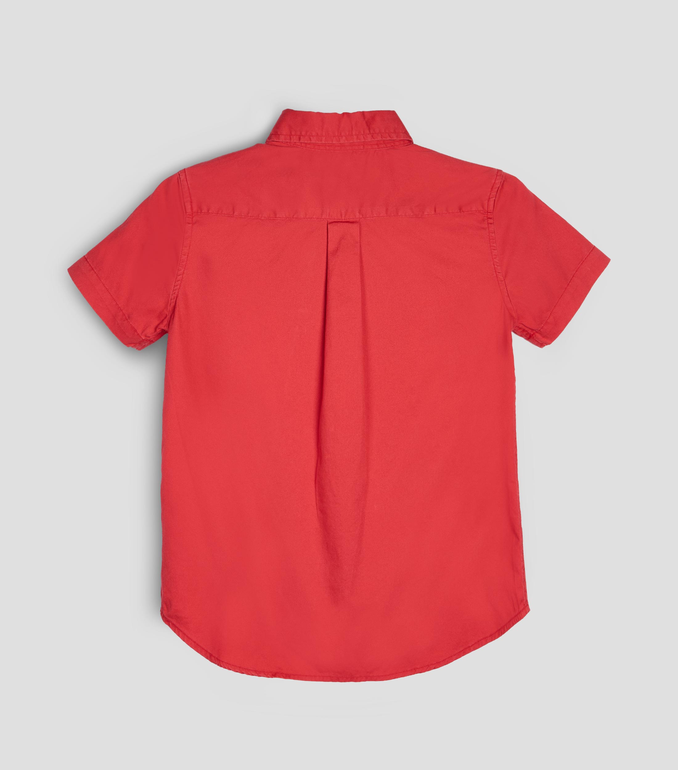 Camisa lisa manga corta Niño