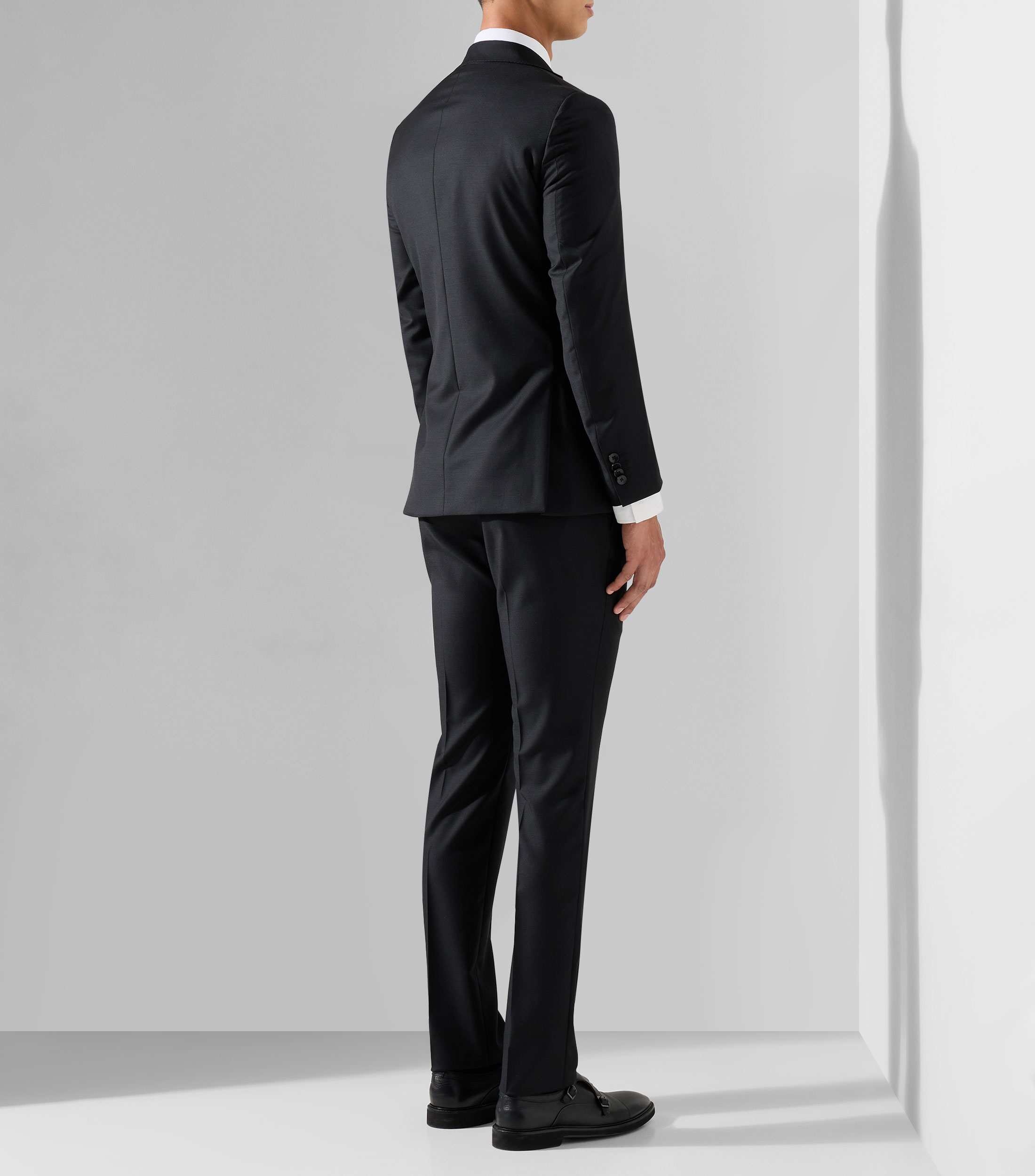 Traje de lana corte slim Hombre