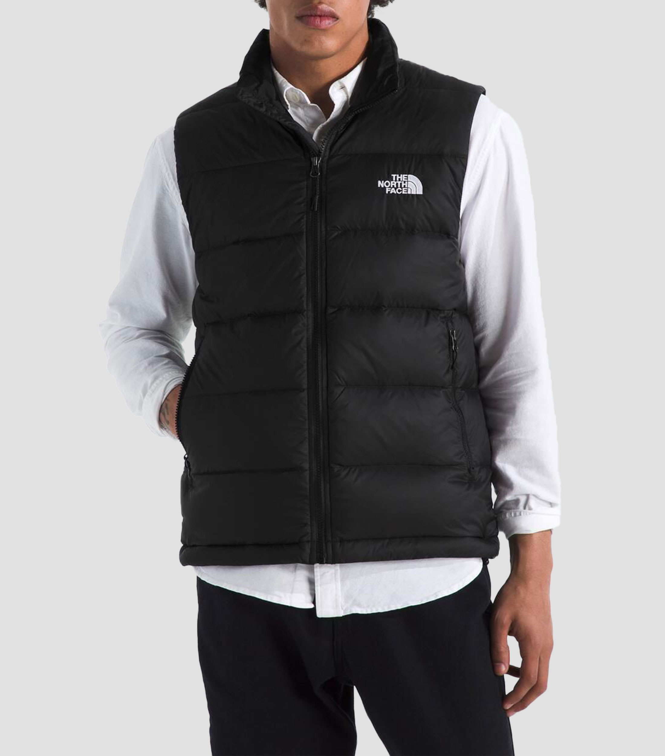 Chaleco puffer cuello alto Hombre