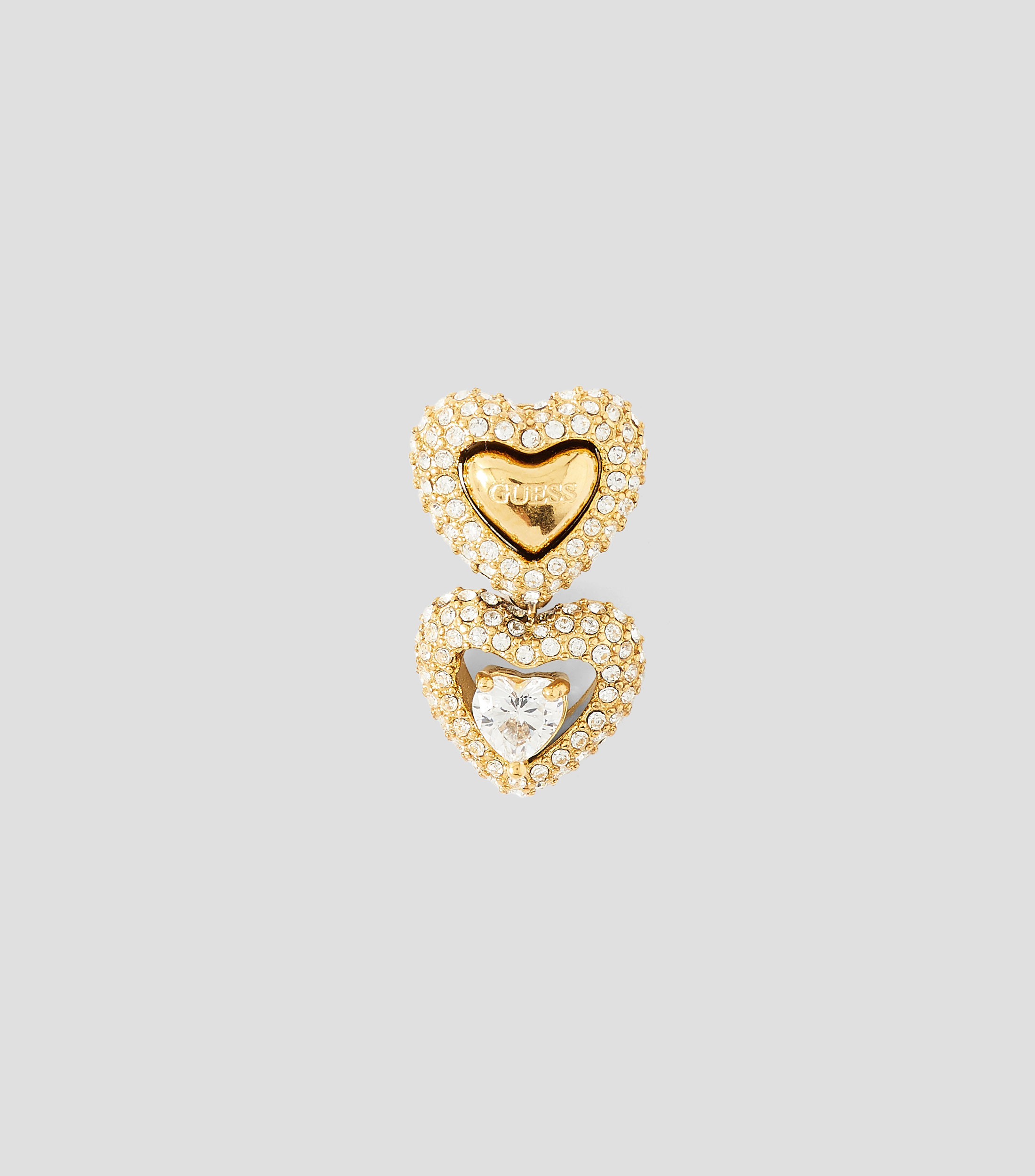 Aretes de corazon Beloved con circonias Mujer