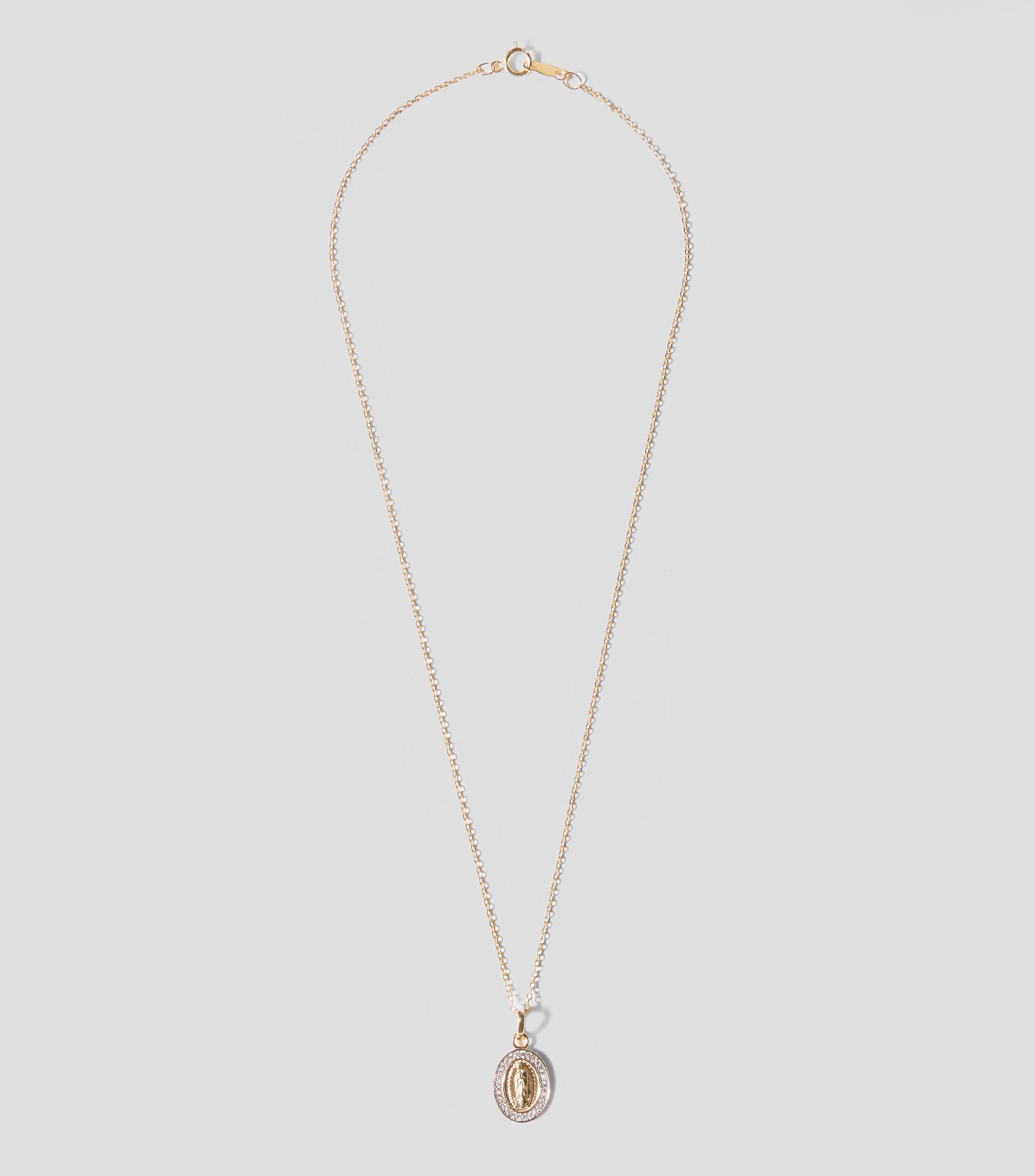 Cadena con dije de virgen María Niña