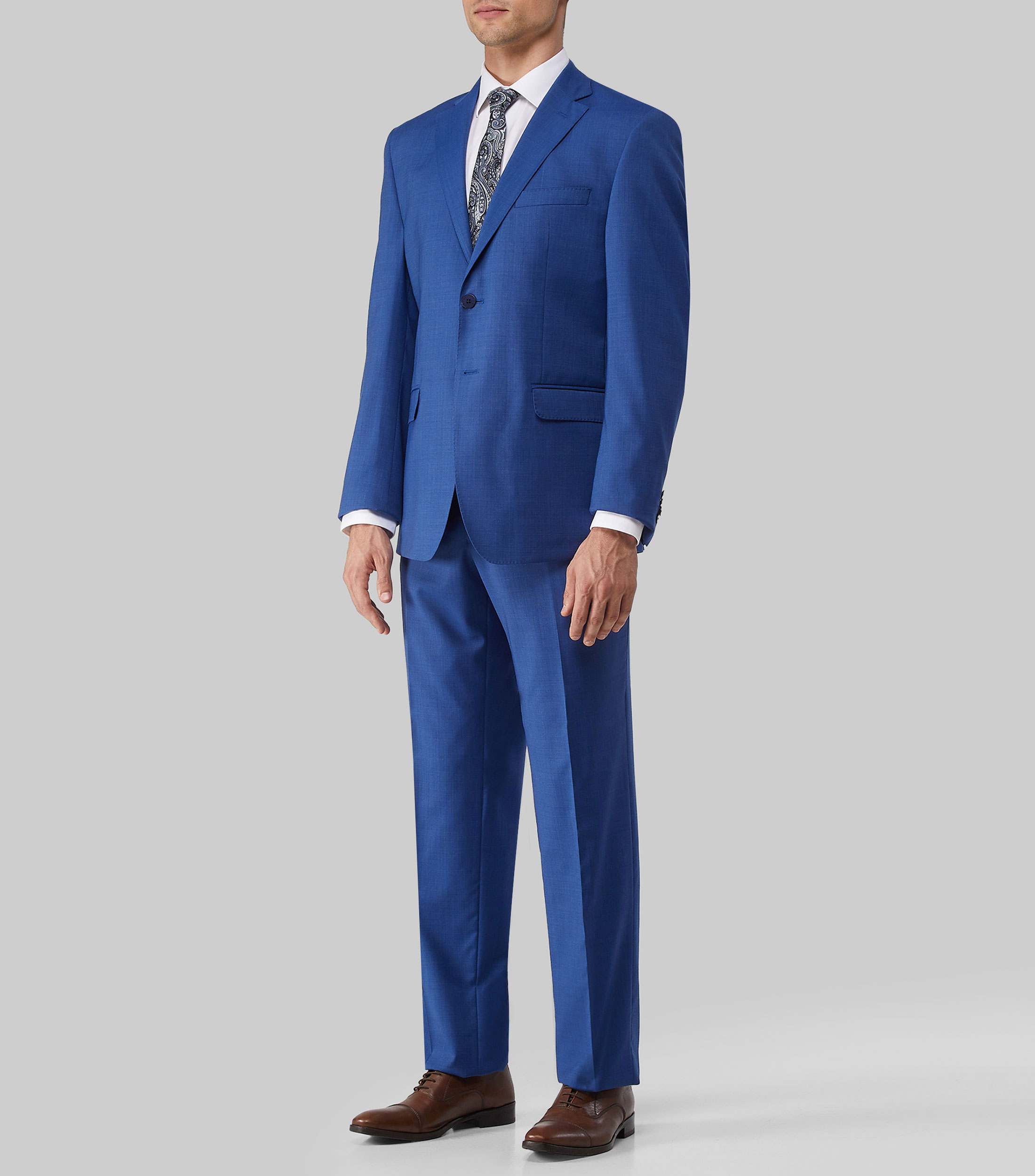 Saco Traje Azul Rey Slim Fit Saco Azul Rey Trajes Con Blazer Para