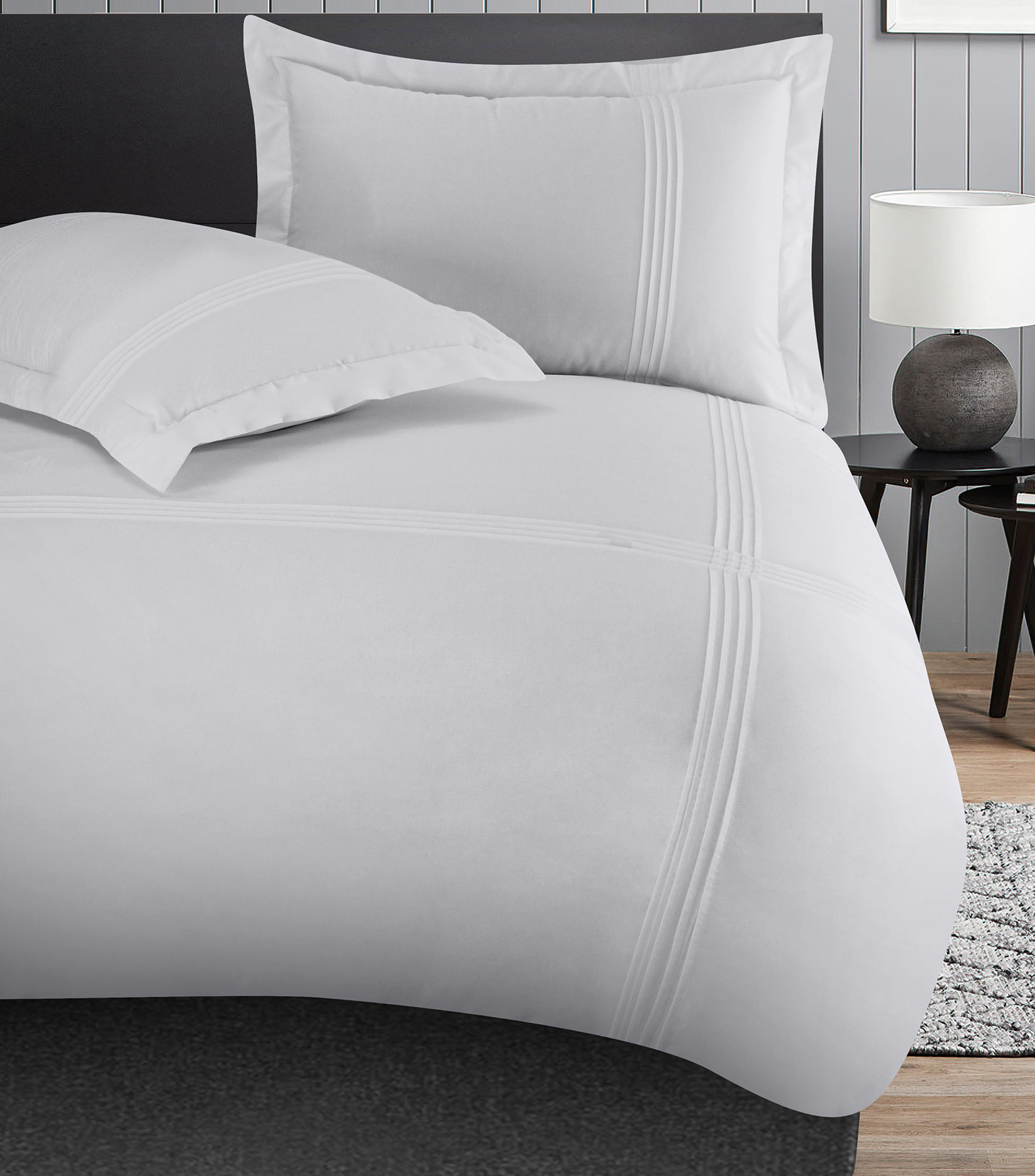 Set de Funda para Duvet Queen Size Tarento Gris