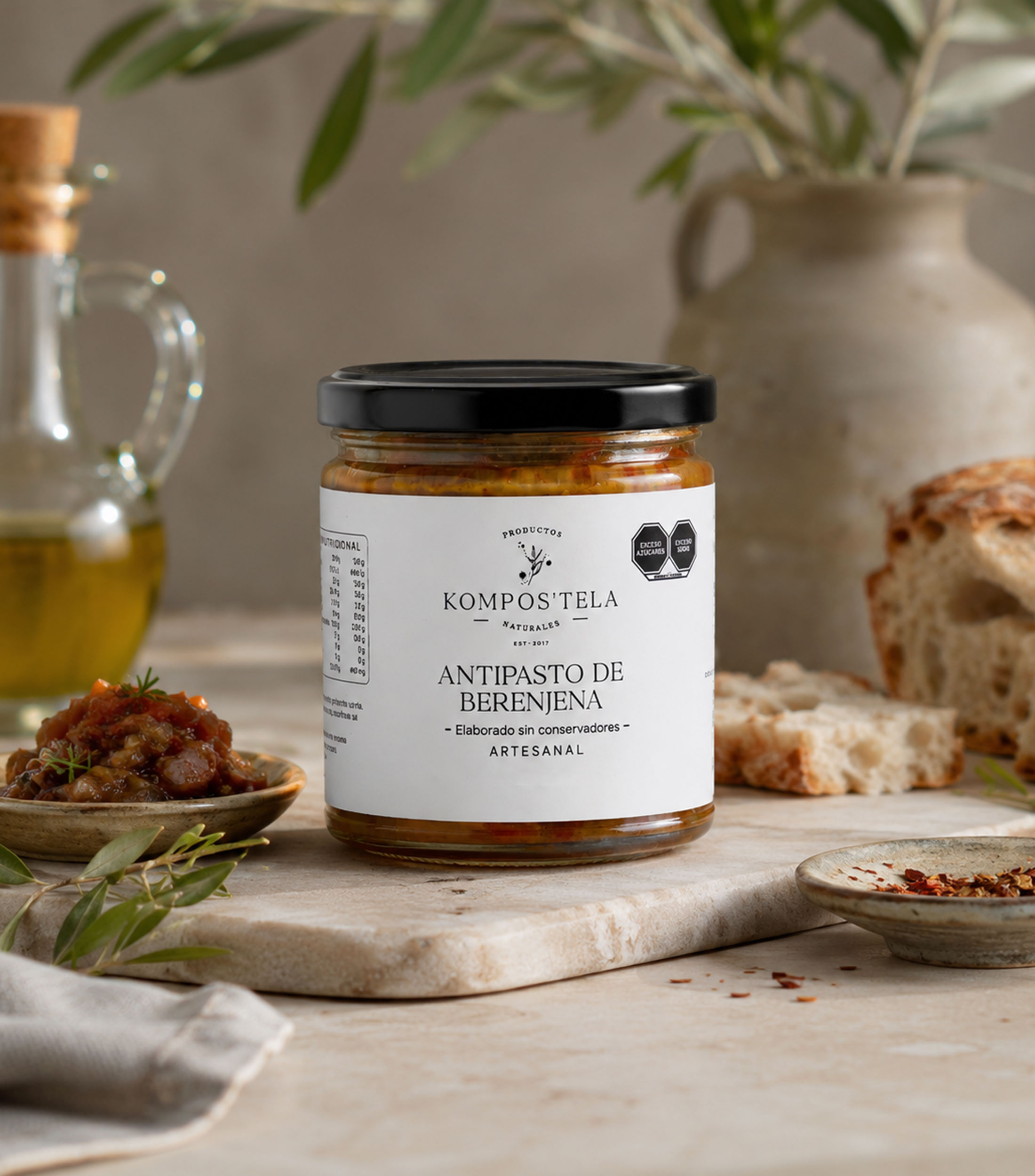 Antipasto de berenjena, 250 g