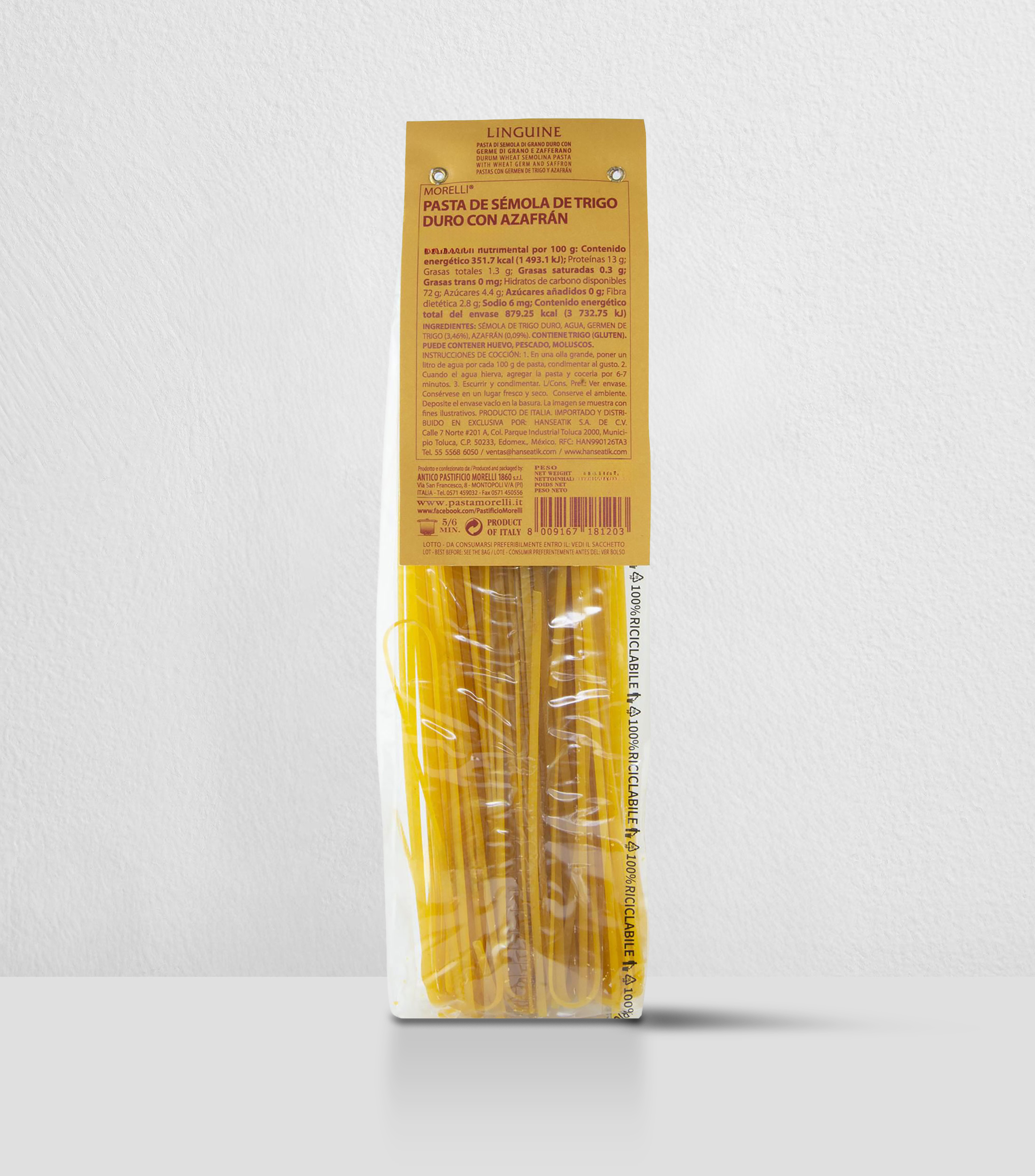 Linguine azafrán, 250 g