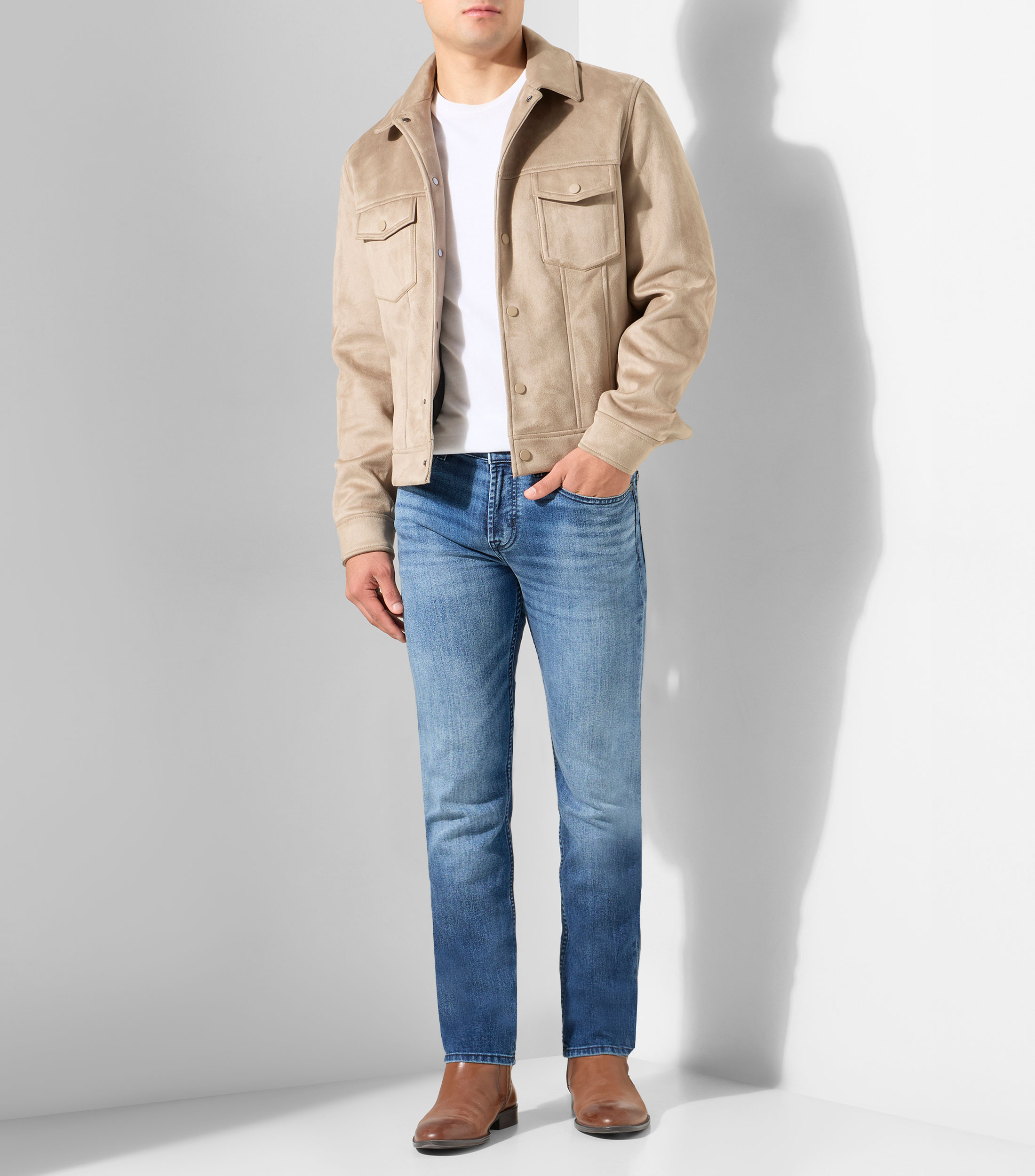 Jeans de corte slim Hombre