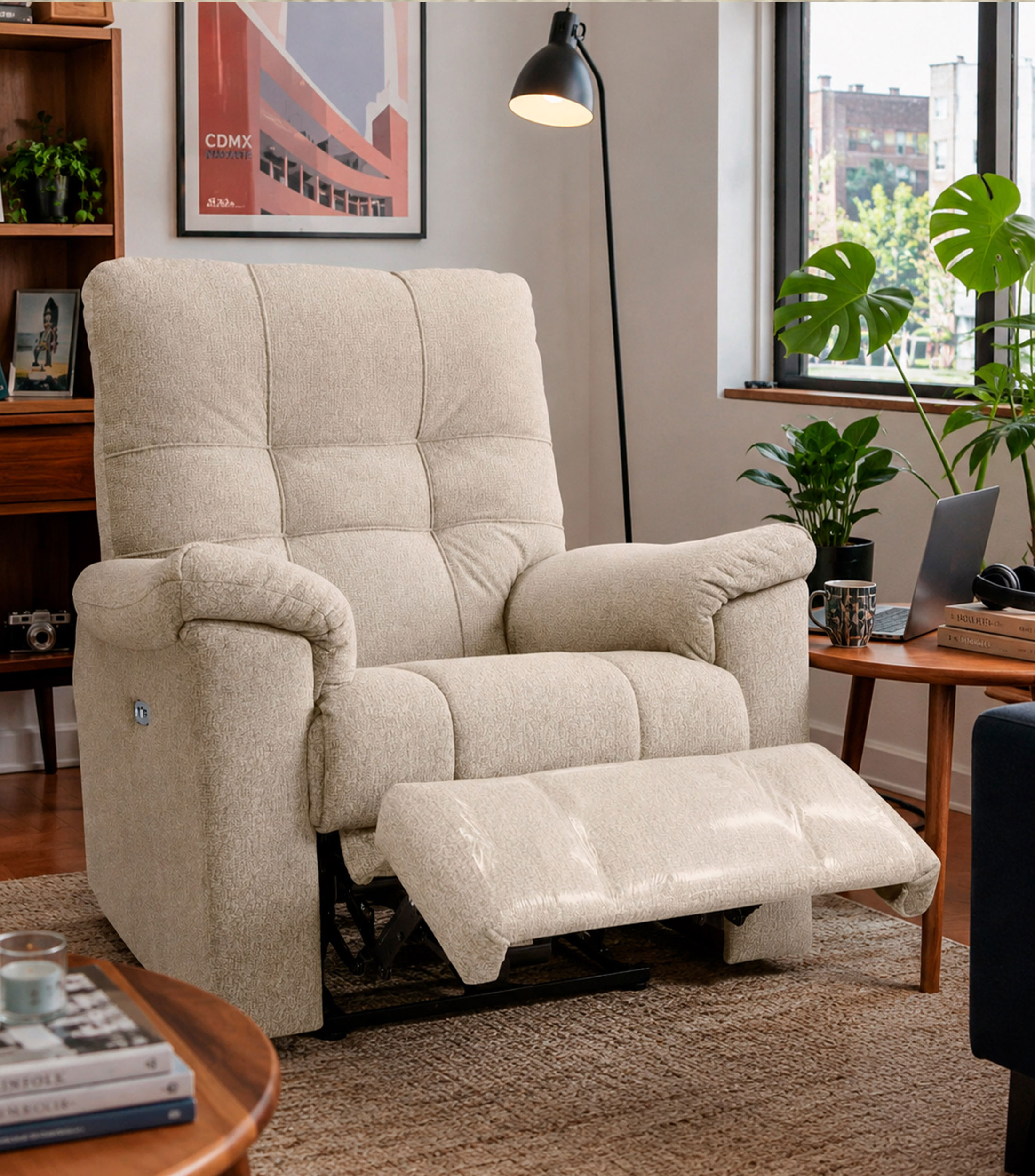 Sillón Reclinable Stella Beige