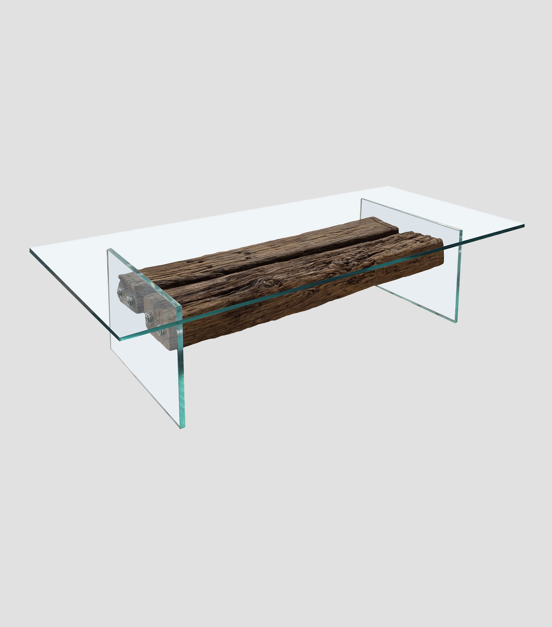Mesa de centro Detroit en cristal