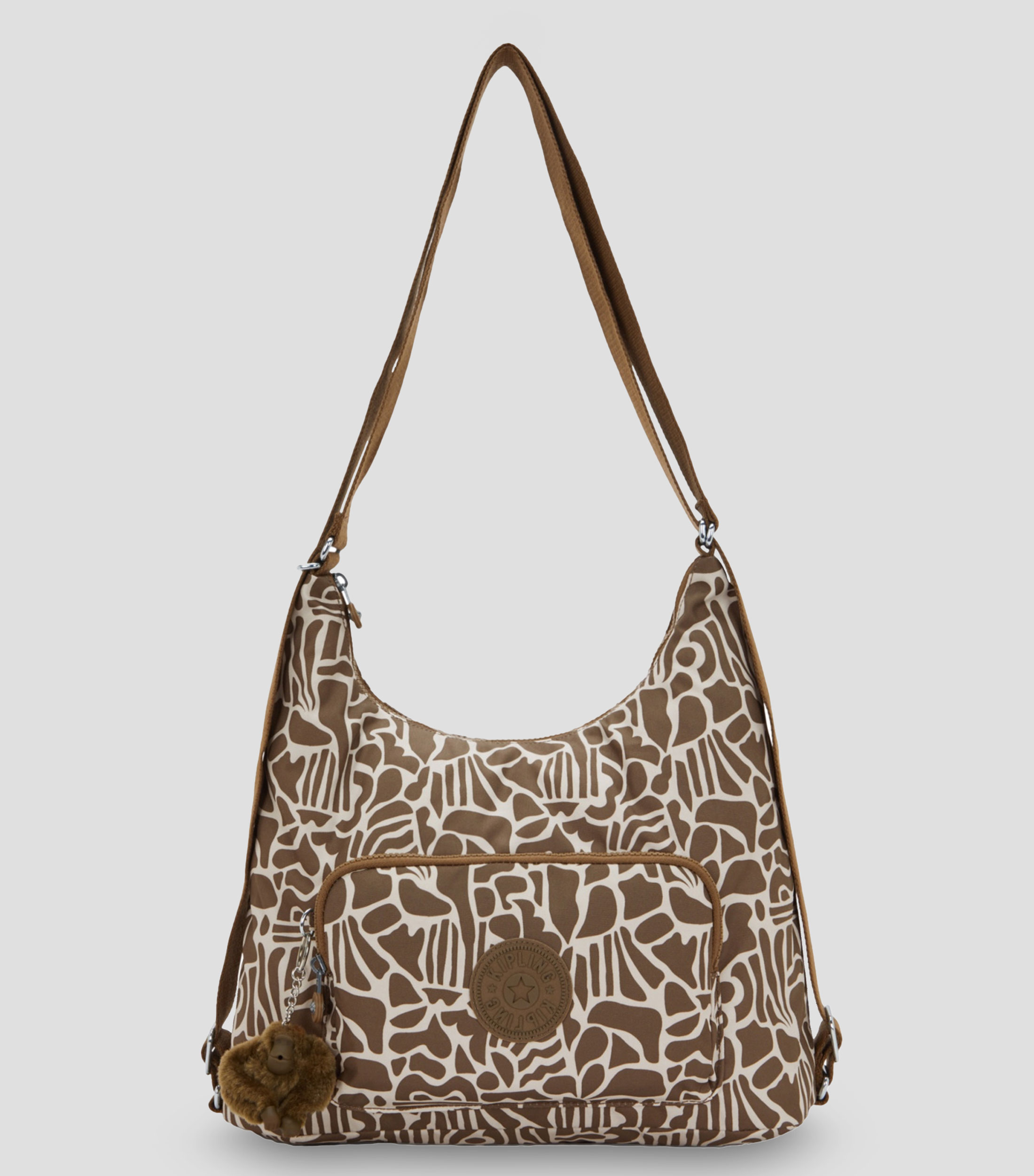 Bolsa shoulder khaki Yenna estampada Mujer