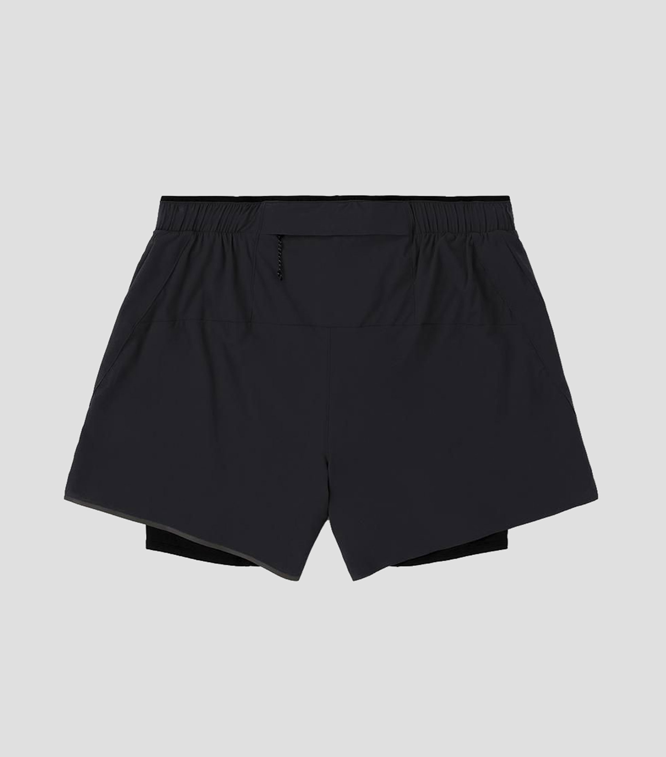 Short para correr liso Hombre
