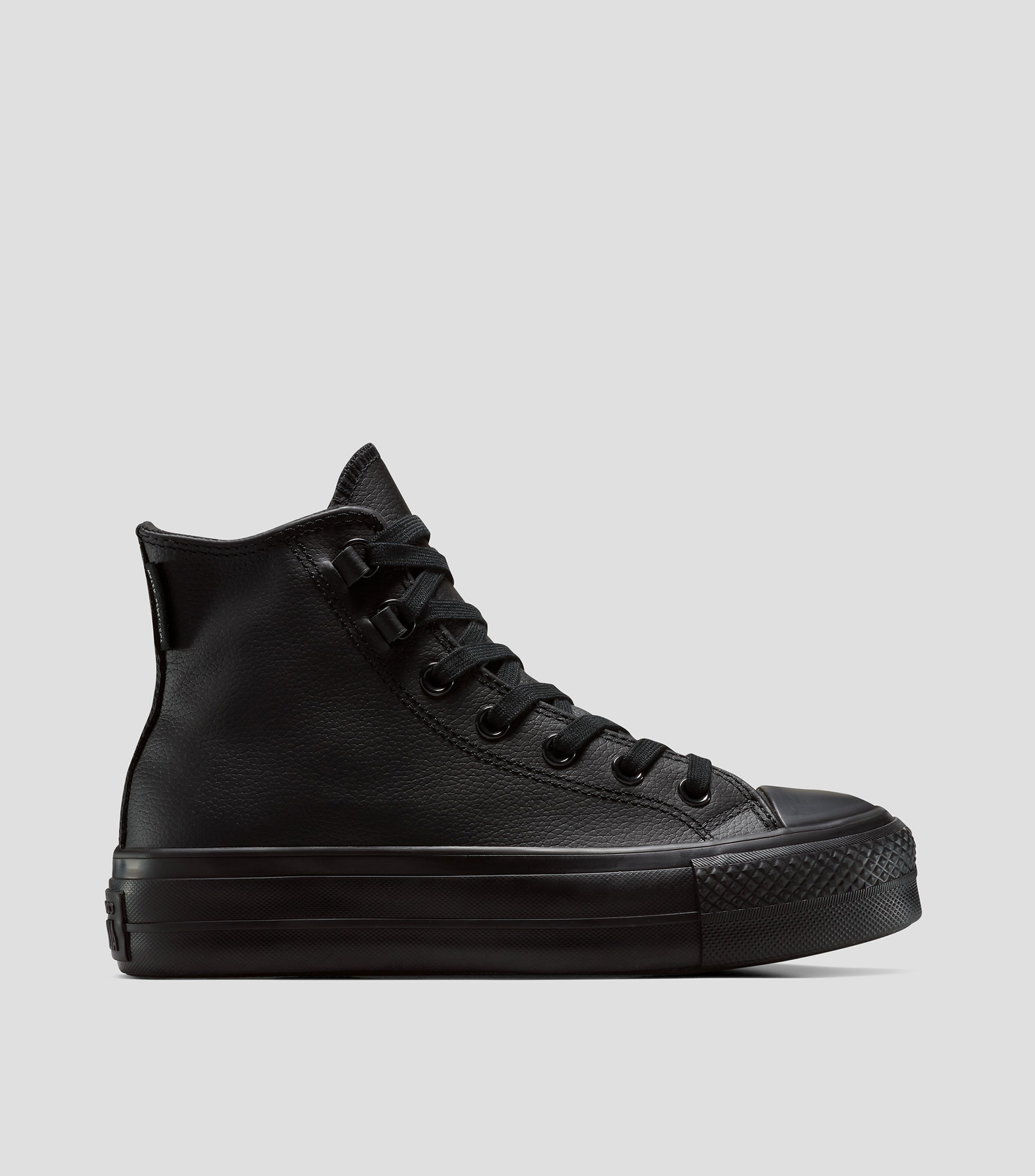 Tenis casuales hightop en piel Mujer