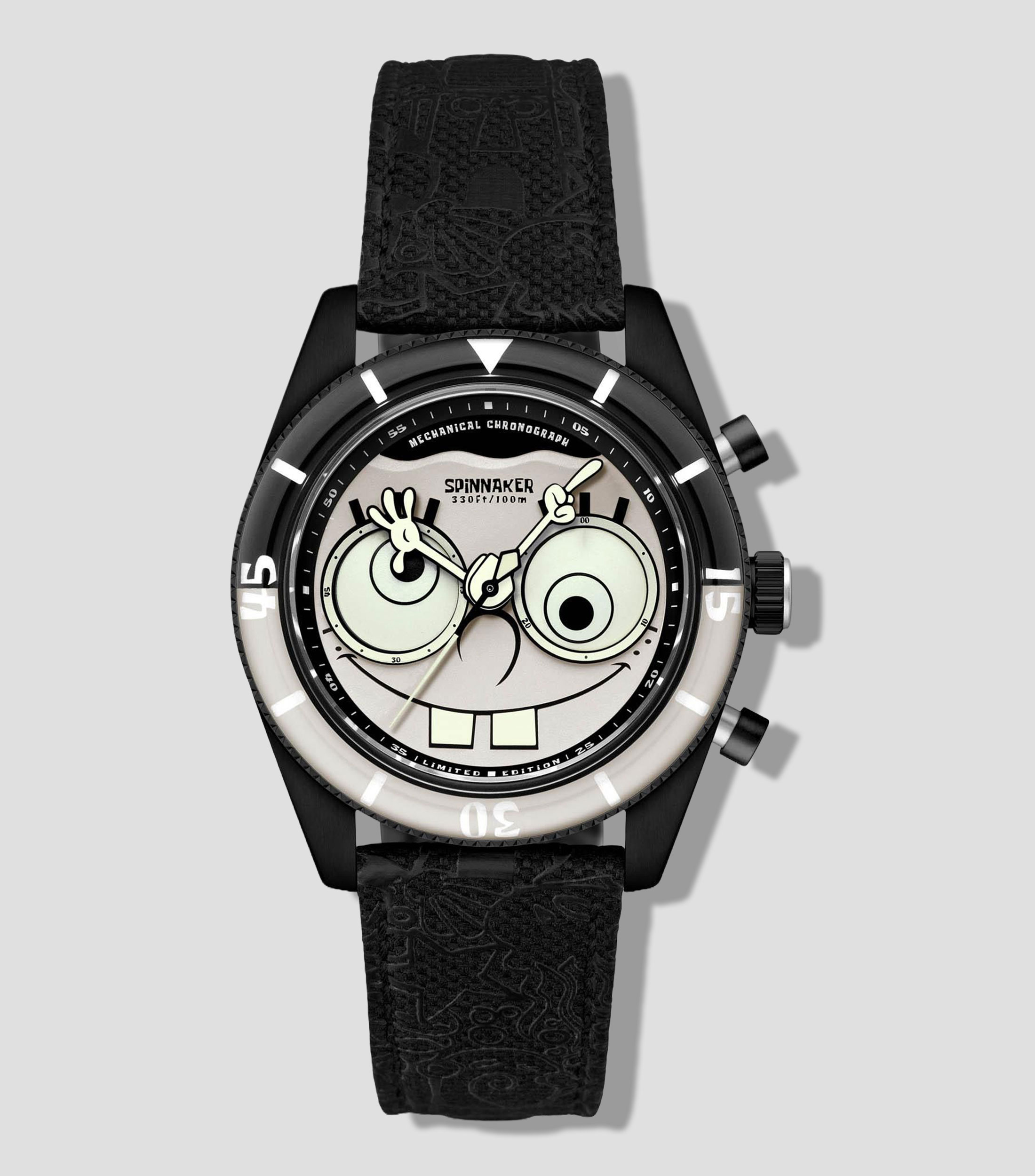 Reloj para hombre Googly Black casual, negro
