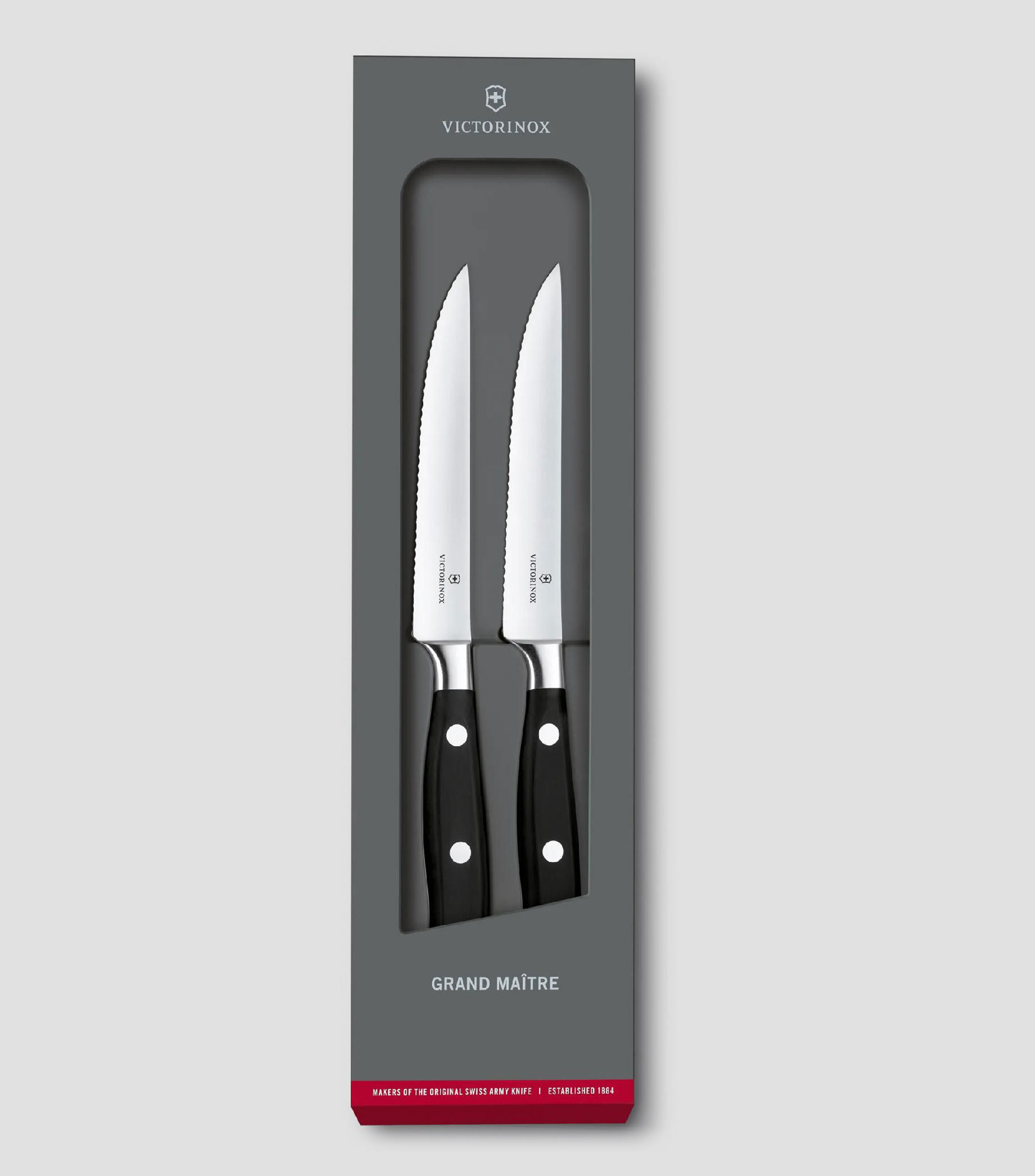 Set de Cuchillos 2 Piezas para Carne Grand Maitre en Acero inoxidable