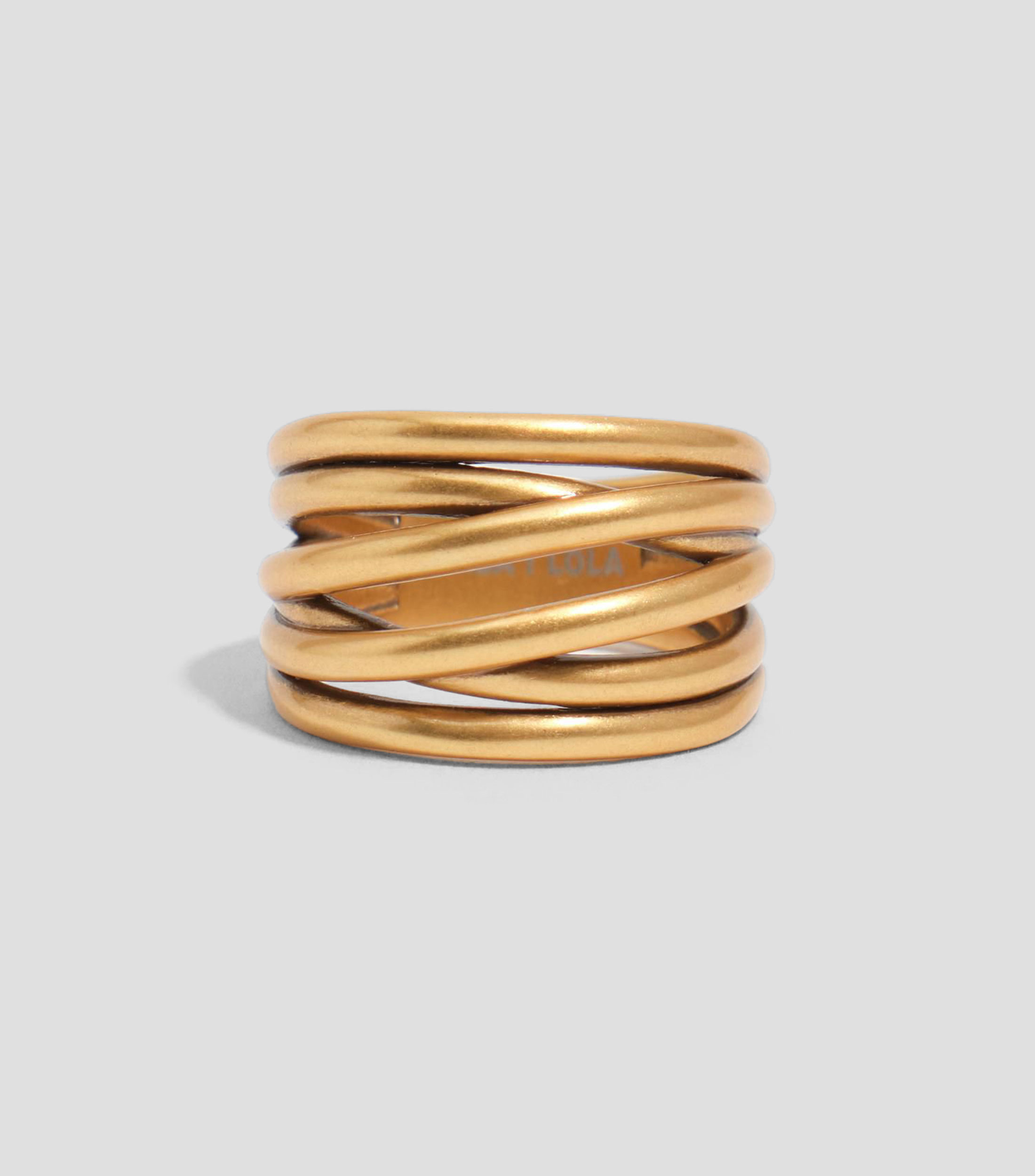 Anillo bandas cruzadas Mujer