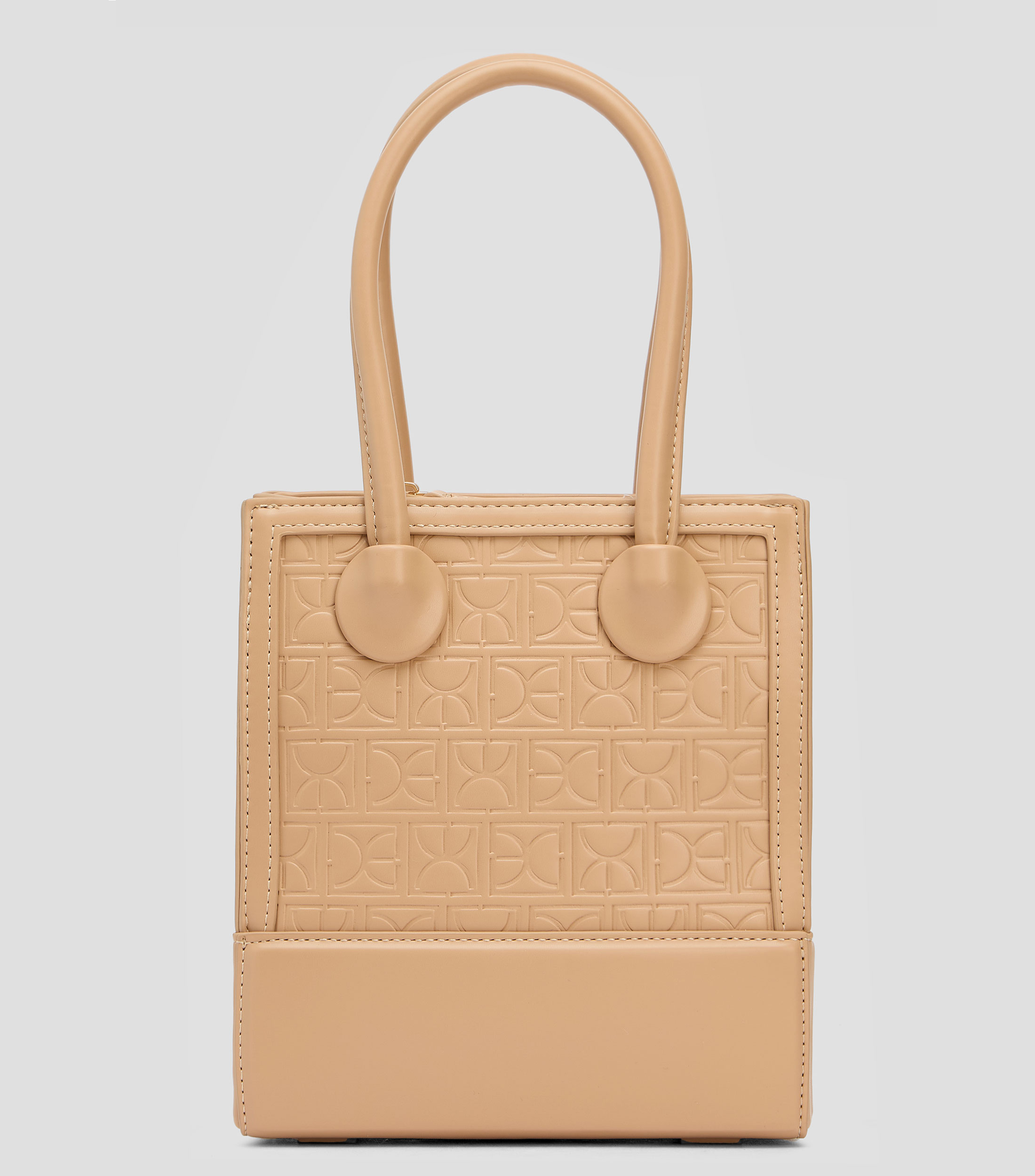 Bolsa mini tote camel Niña