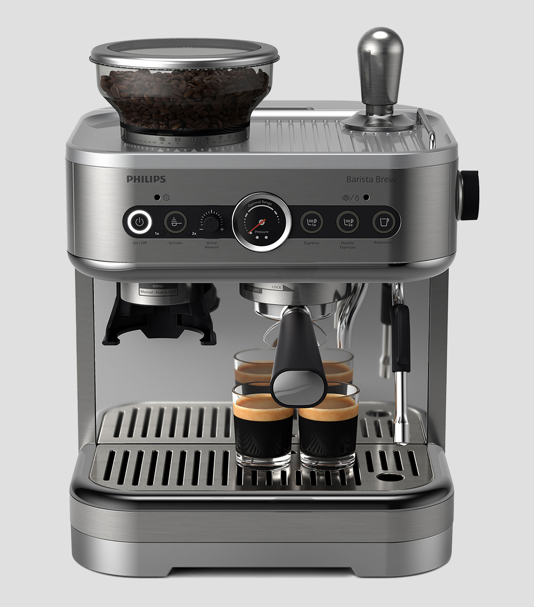 Cafetera Espresso Semiautomática Barista PSA3218