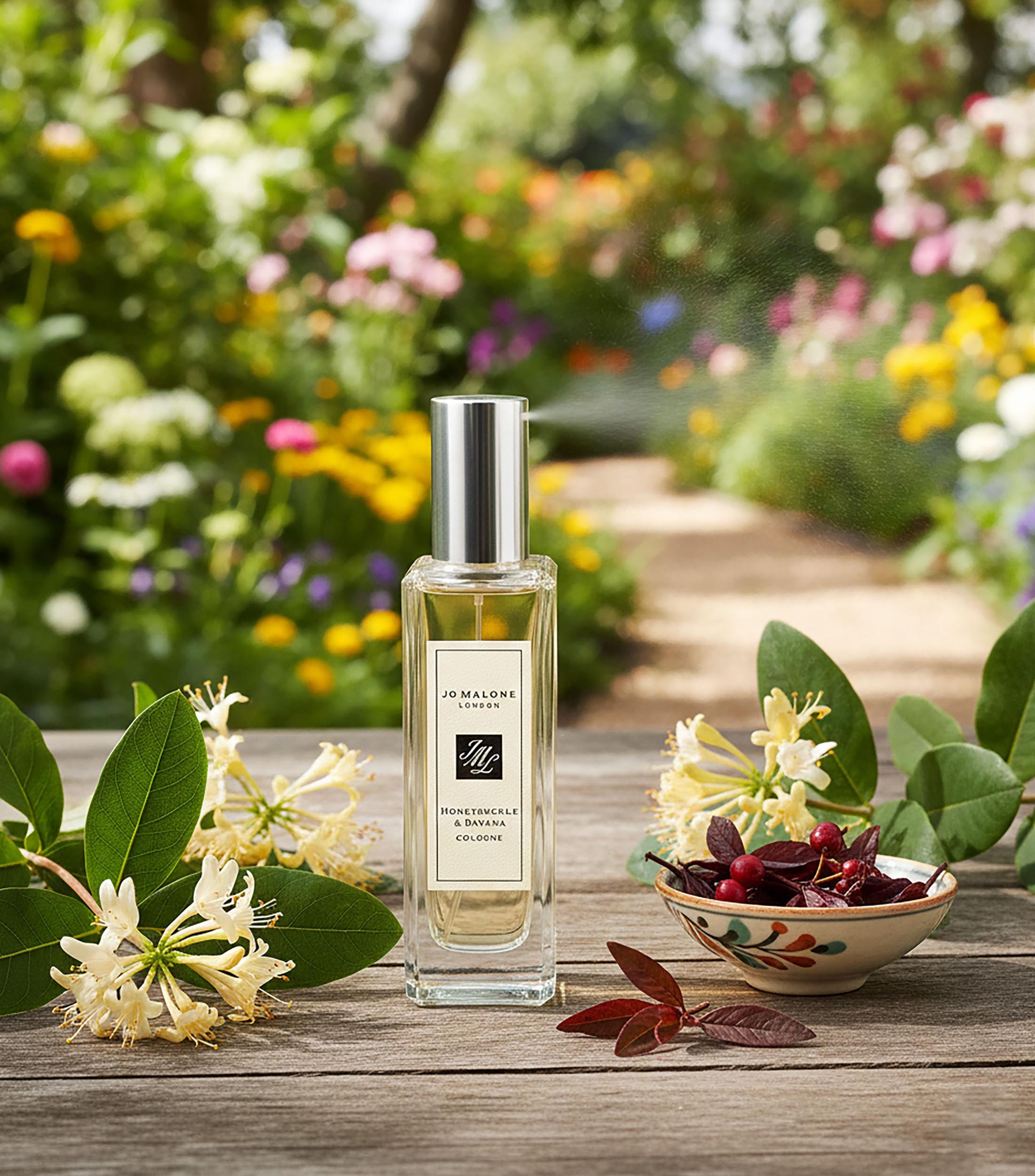 Perfume, Honeysuckle & Davana Eau de Cologne, 30 ml Unisex