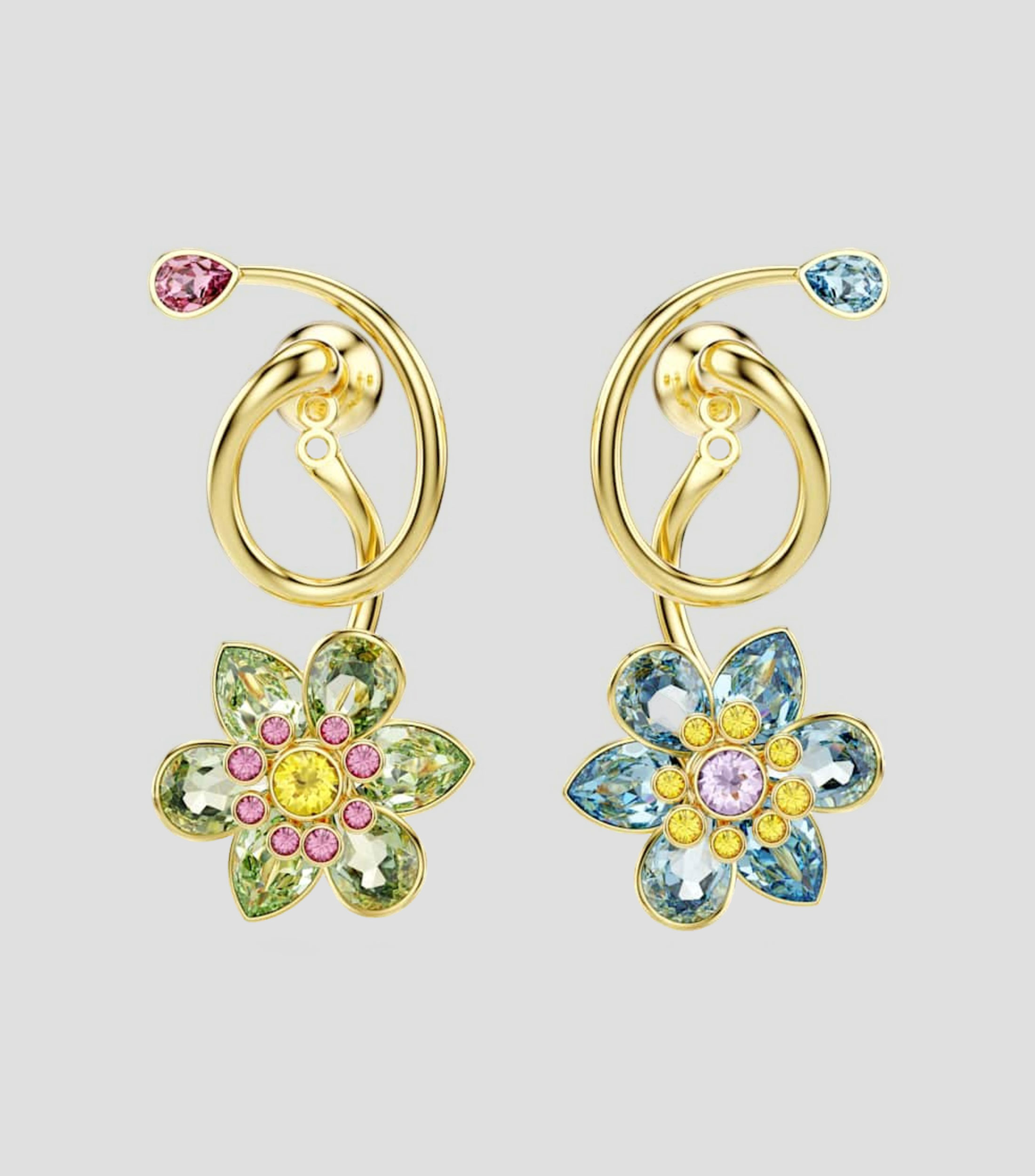 Aretes Idyllia flor Mujer