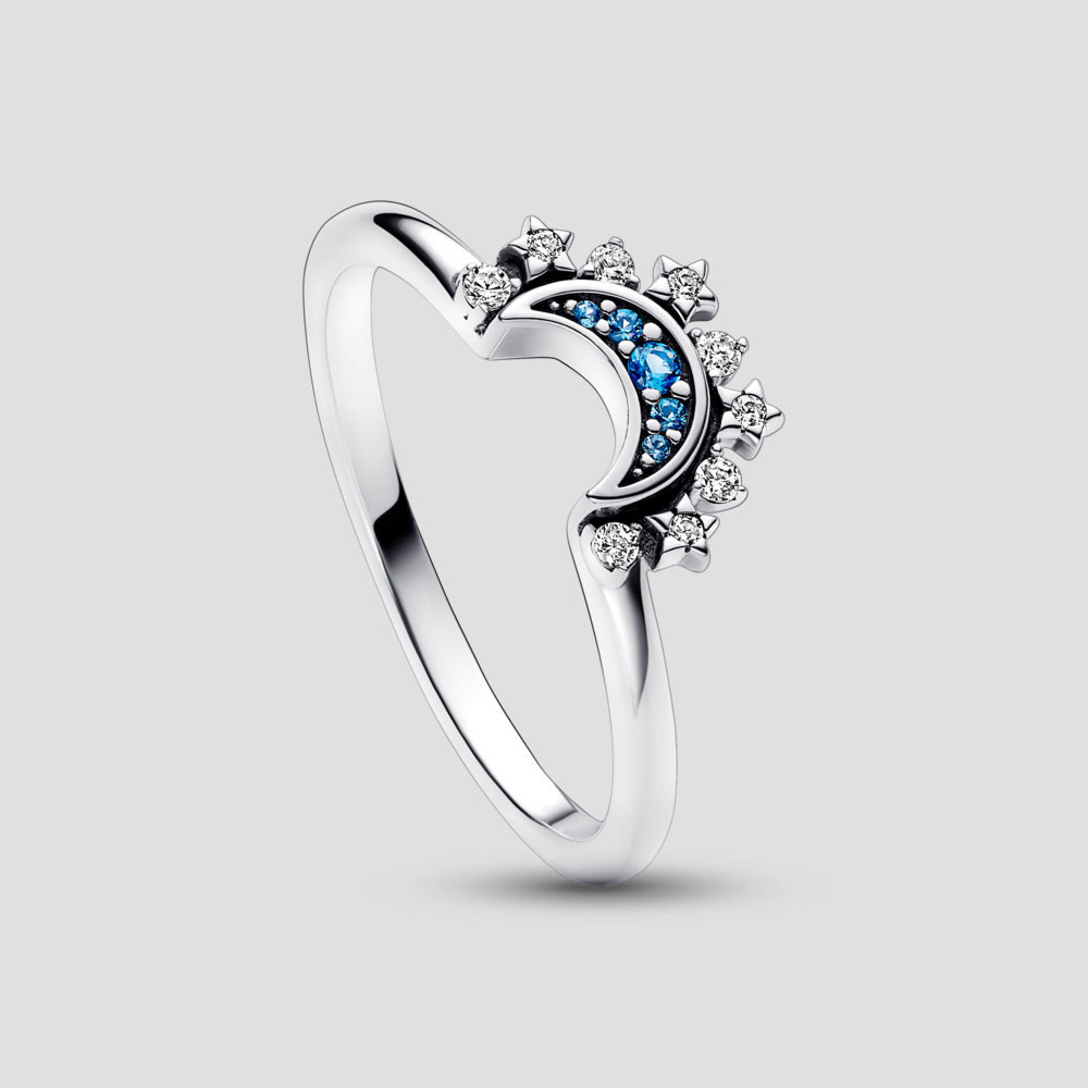Anillo Luna e Incrustación Mujer