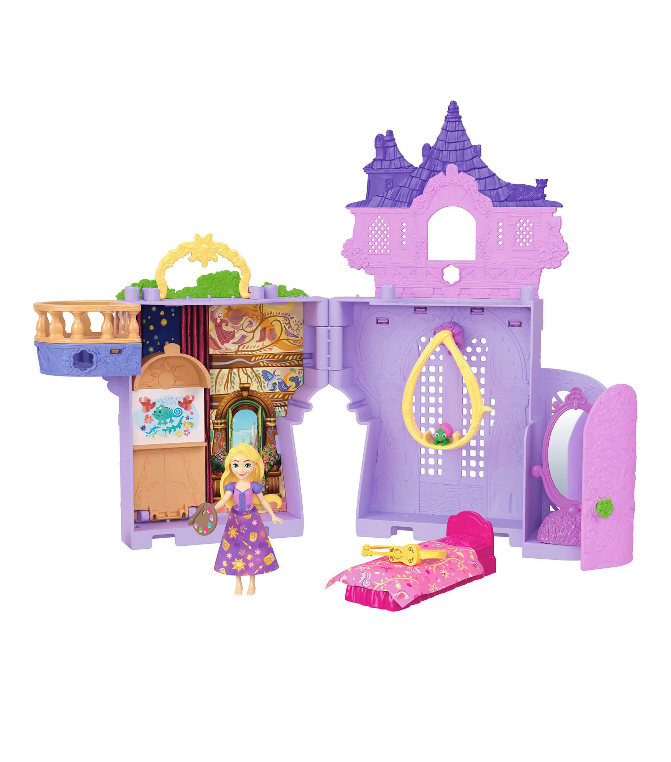 Casa de Muñecas Castillo de Rapunzel Apilable